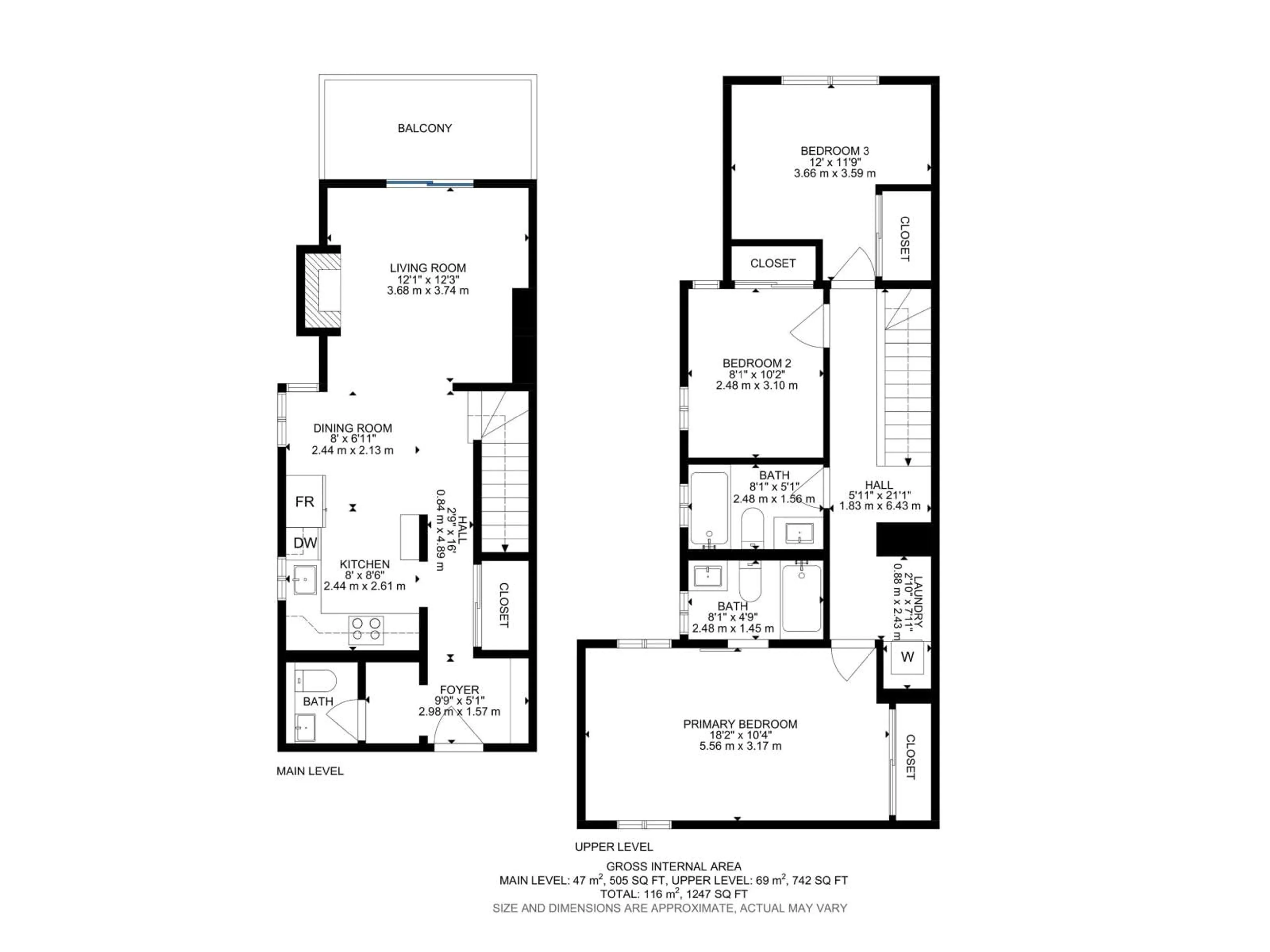Floor plan for NW - 71 LANCASTER TC, Edmonton Alberta T5X5S5