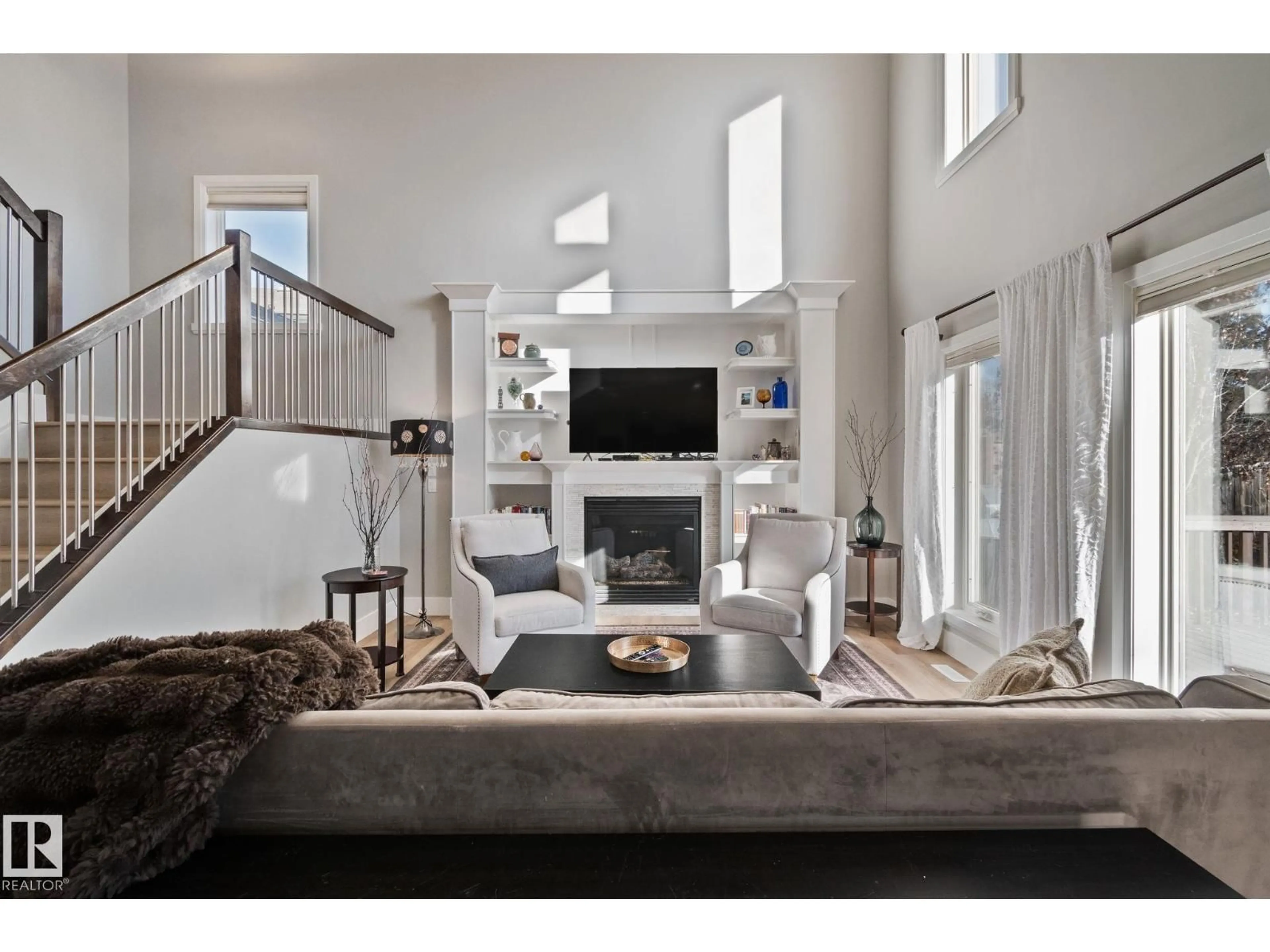 Living room with furniture, unknown for 5911 53 AV, Beaumont Alberta T4X0B1