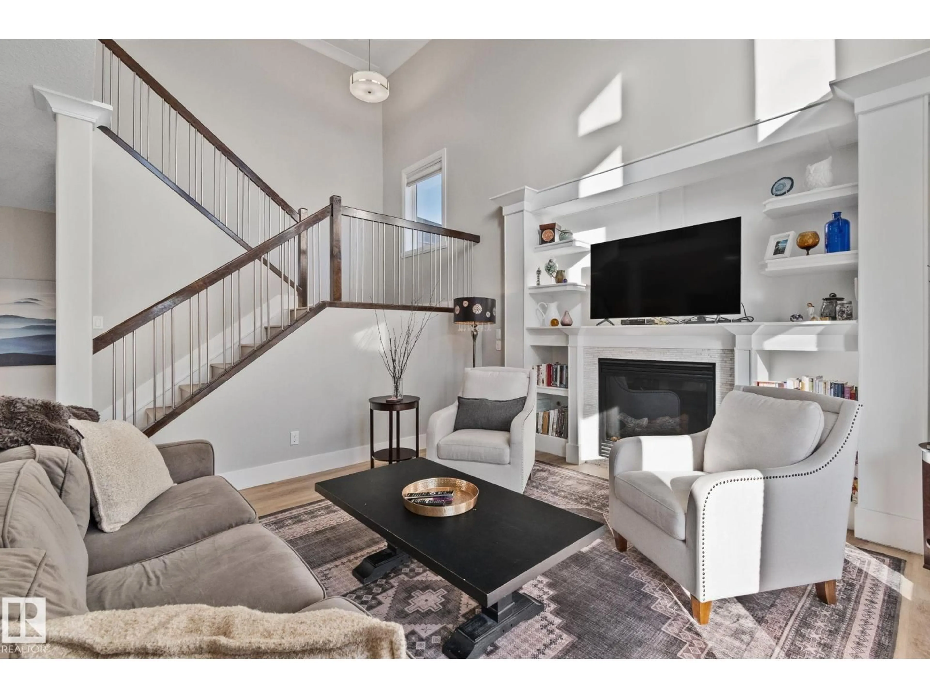 Living room with furniture, unknown for 5911 53 AV, Beaumont Alberta T4X0B1