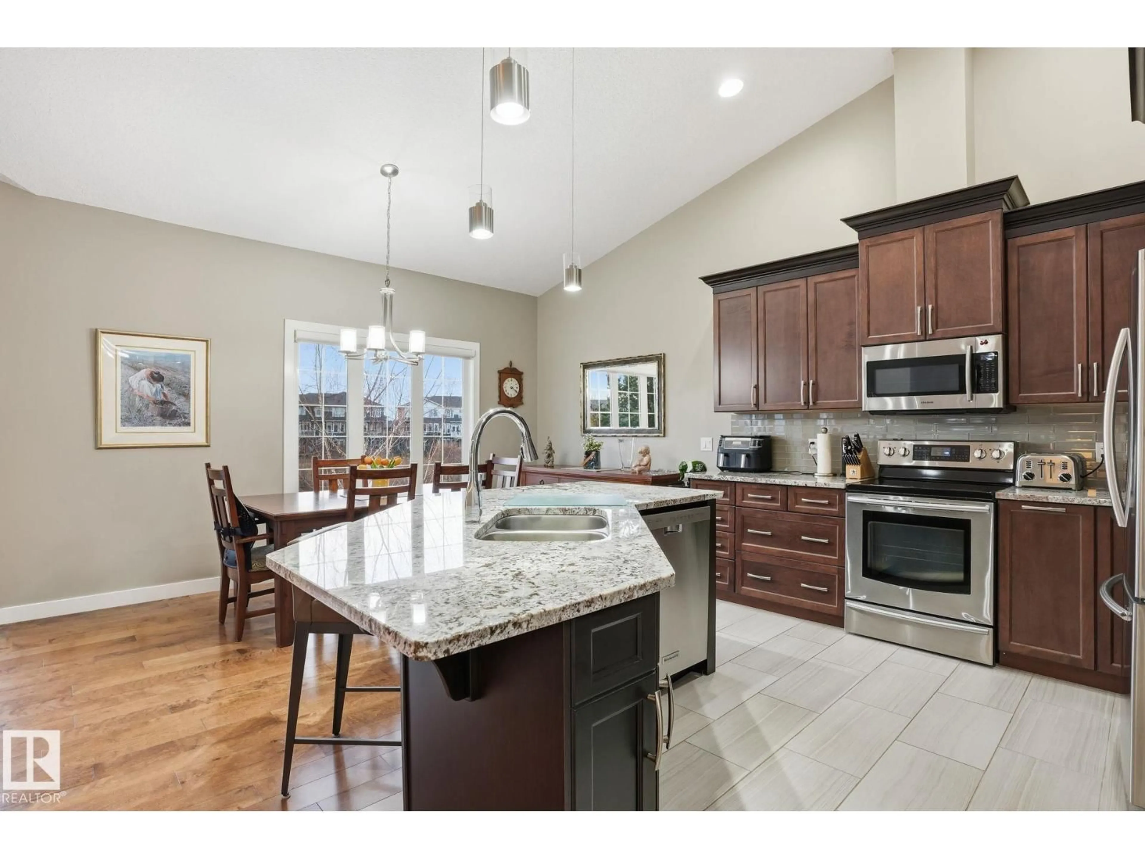 Open concept kitchen, ceramic/tile floor for 3090 - 12 CAMERON HEIGHTS WY, Edmonton Alberta T6M0S7