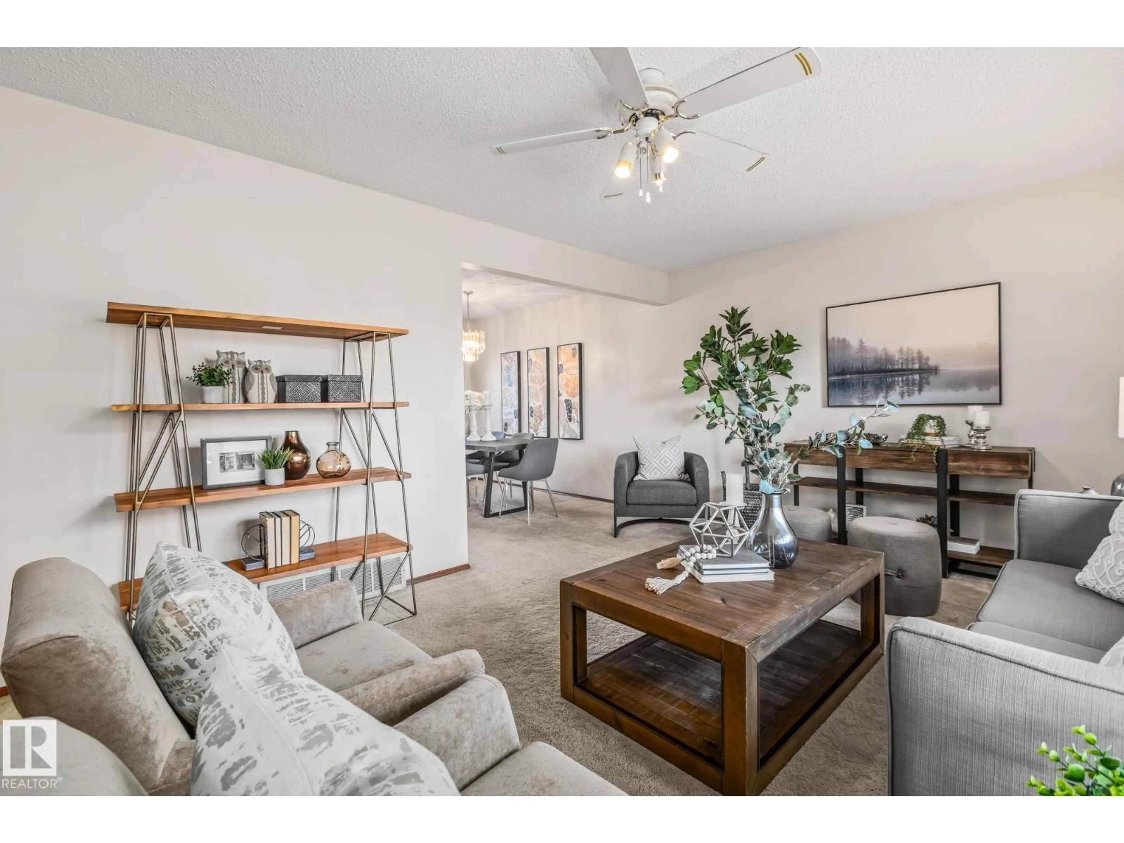 Living room with furniture, unknown for NW - 8570 89 ST, Edmonton Alberta T6C3K3