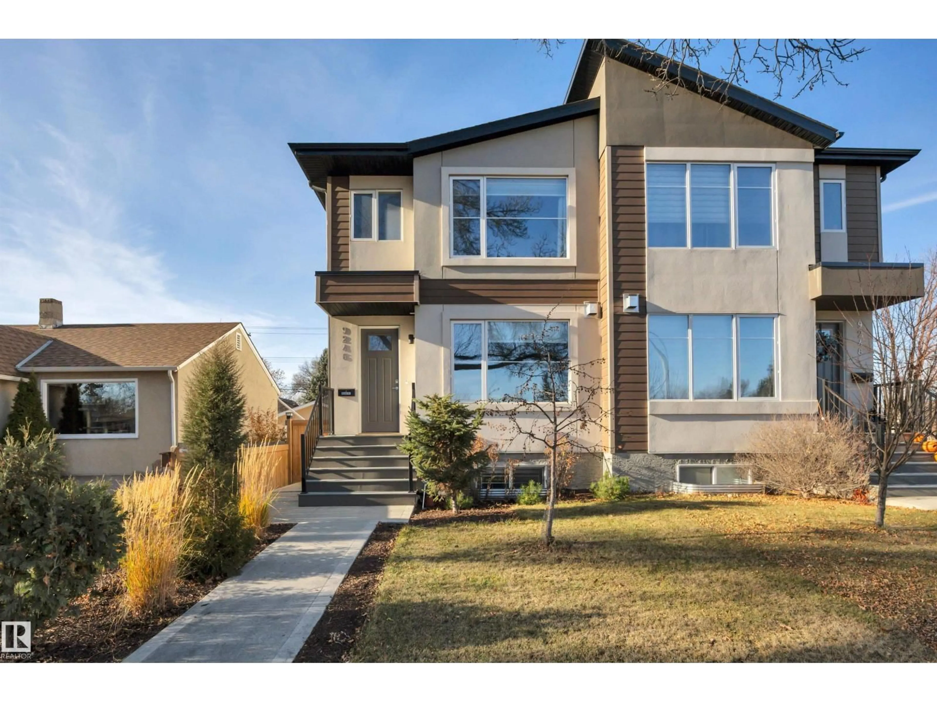 Home with brick exterior material, street for 9246 90 ST, Edmonton Alberta T6C3M1
