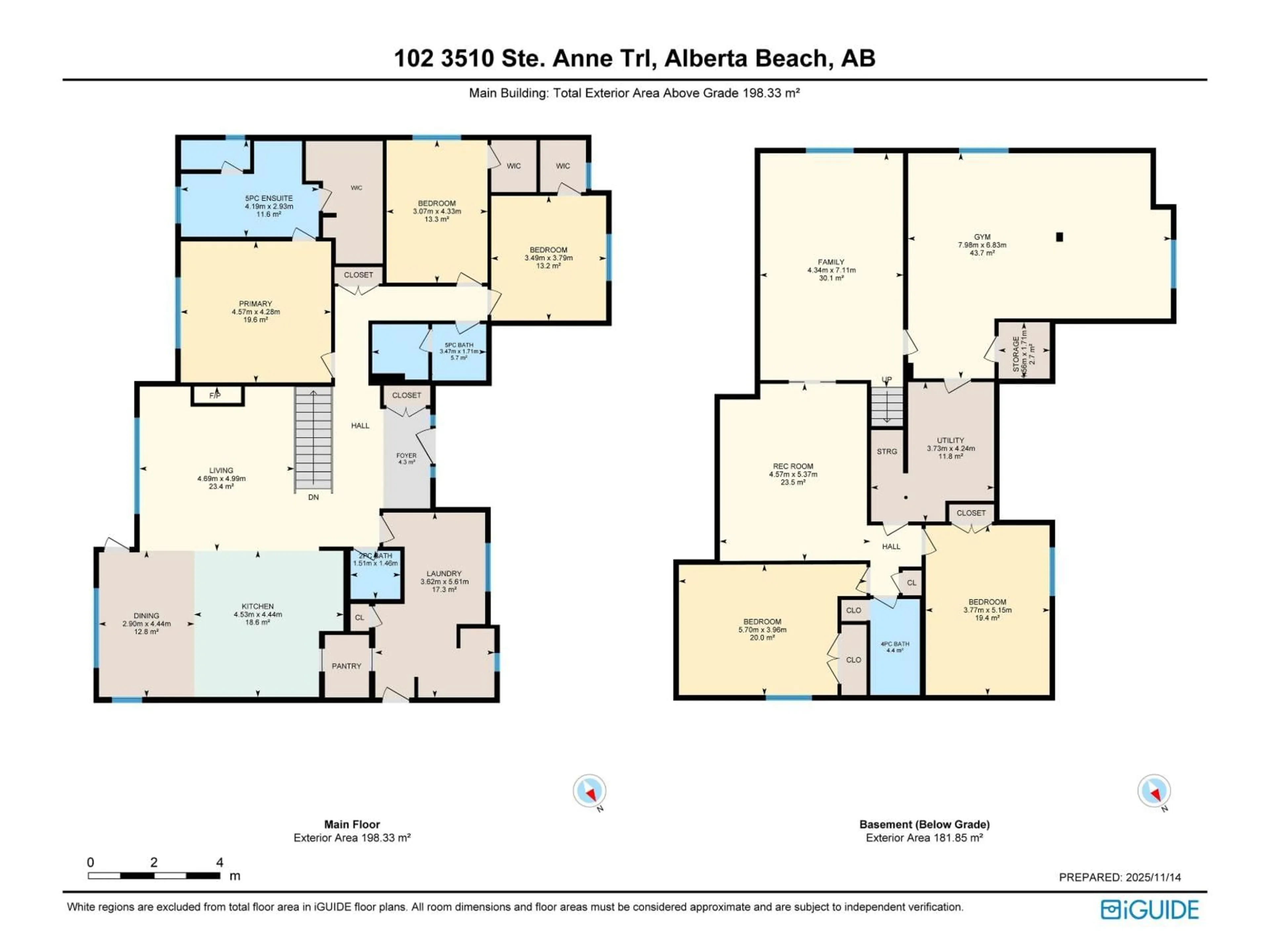 Floor plan for 102 - 3510 STE. ANNE TR, Rural Lac Ste. Anne County Alberta T0E0A1