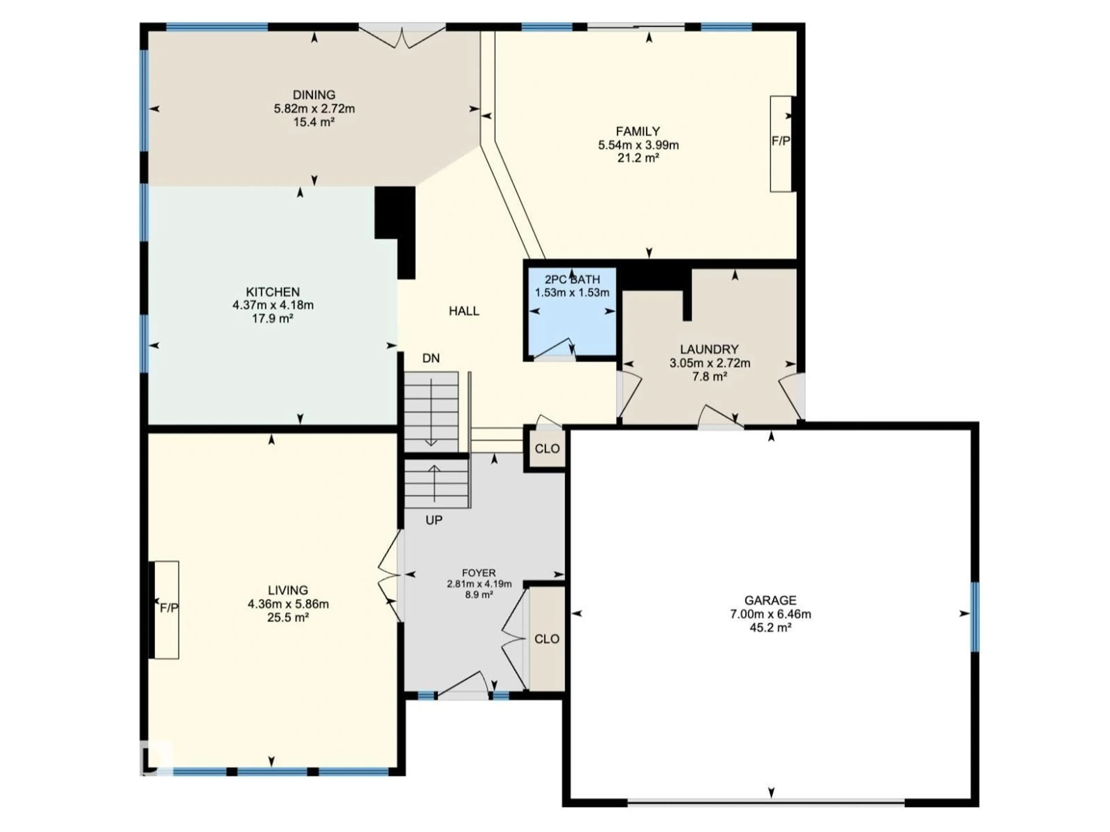 Floor plan for 239 WAKINA DR, Edmonton Alberta T5T2X6