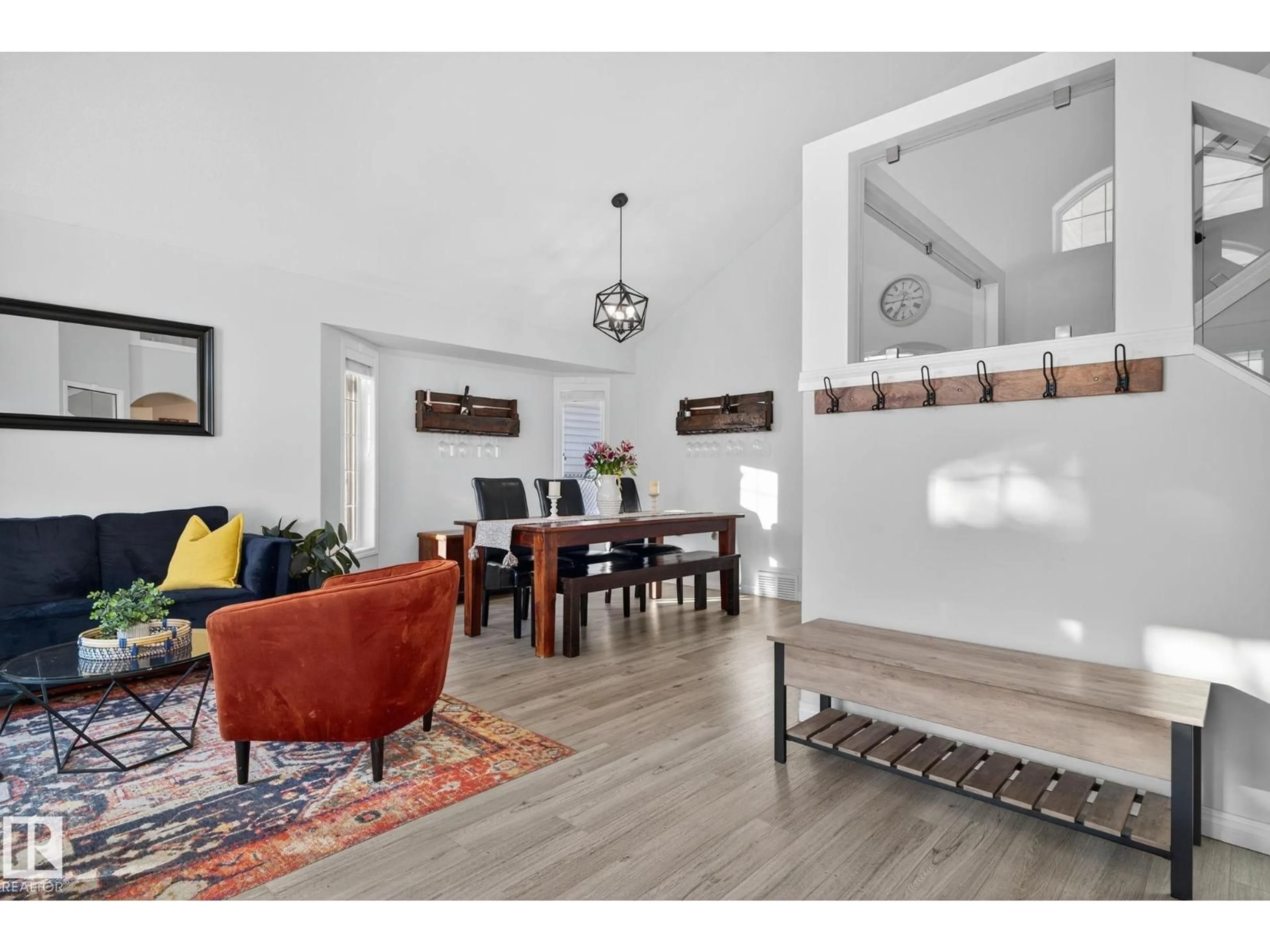 Living room with furniture, unknown for 7224 158 AV, Edmonton Alberta T5Z2Z6