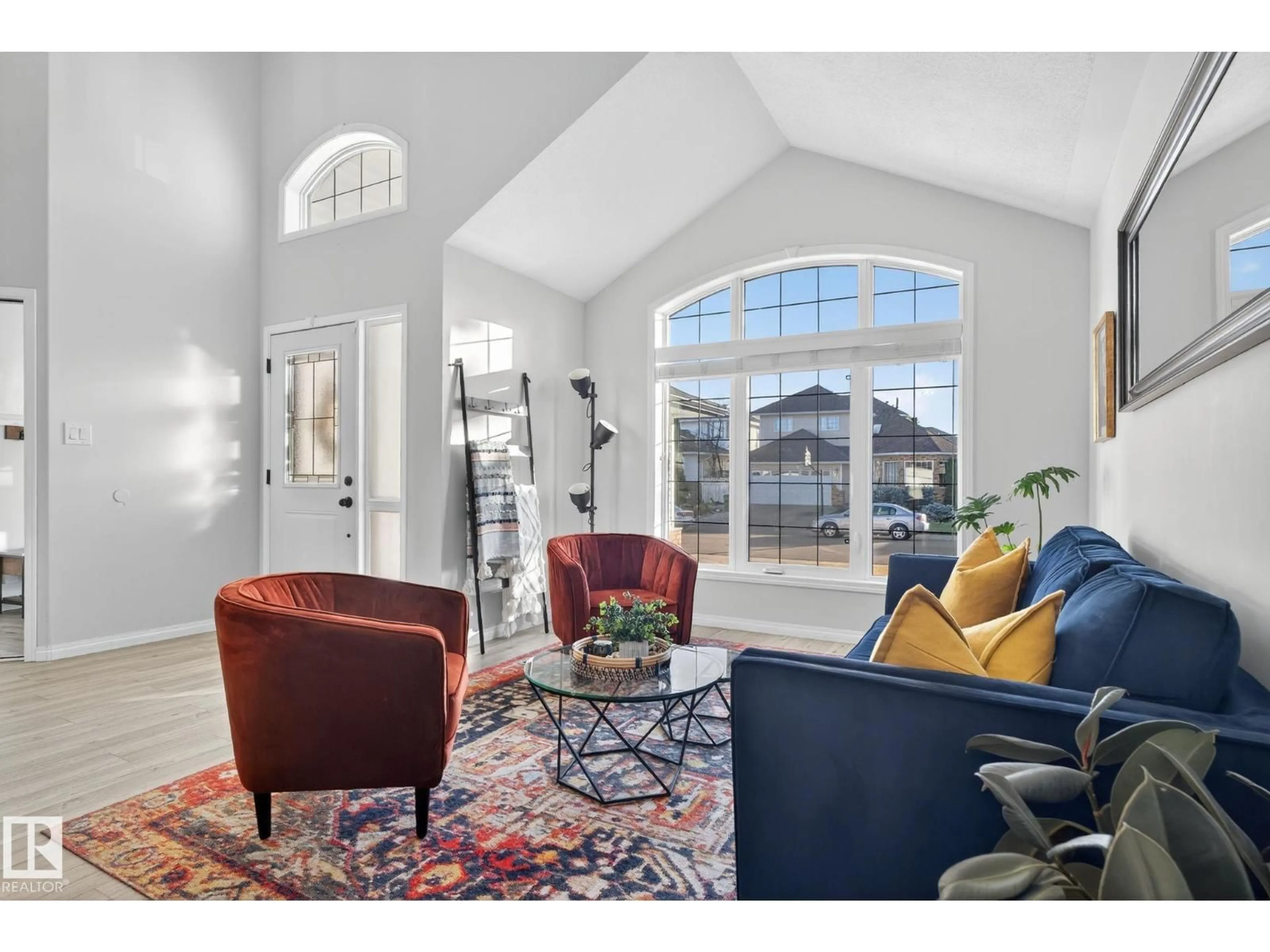 Living room with furniture, unknown for 7224 158 AV, Edmonton Alberta T5Z2Z6