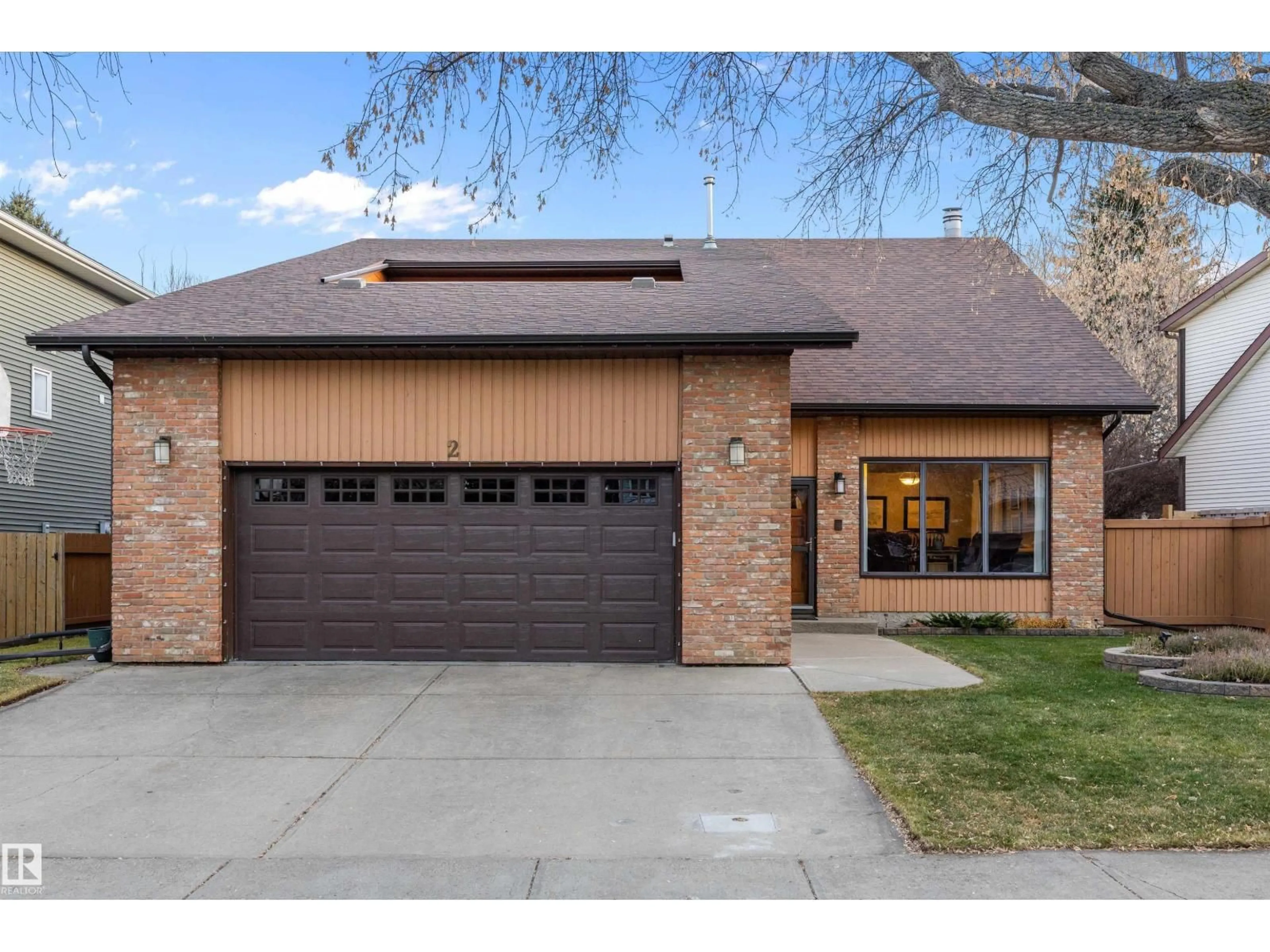 Home with brick exterior material, street for 2 LEBLANC PL, St. Albert Alberta T8N4P1
