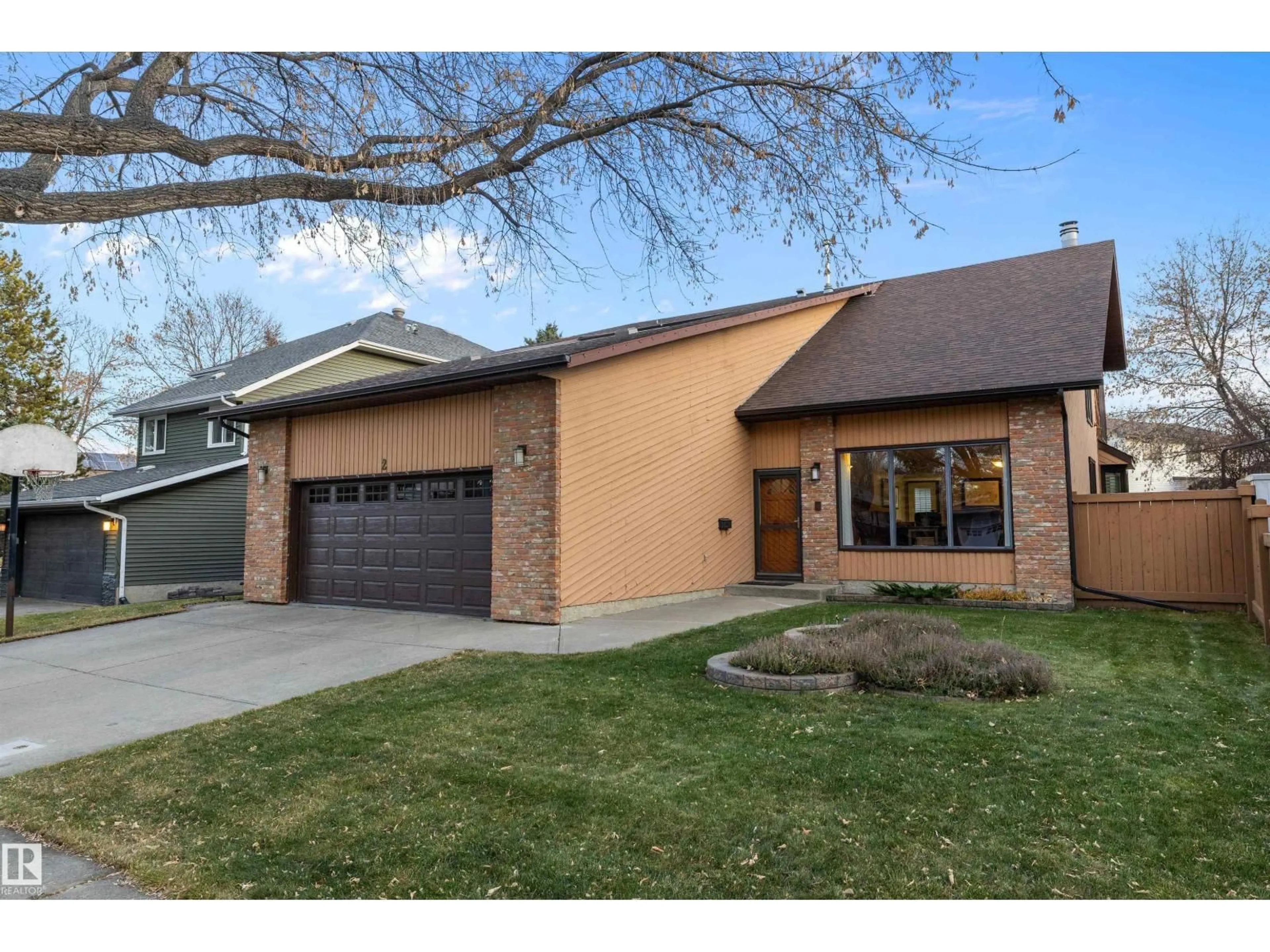 Home with brick exterior material, street for 2 LEBLANC PL, St. Albert Alberta T8N4P1