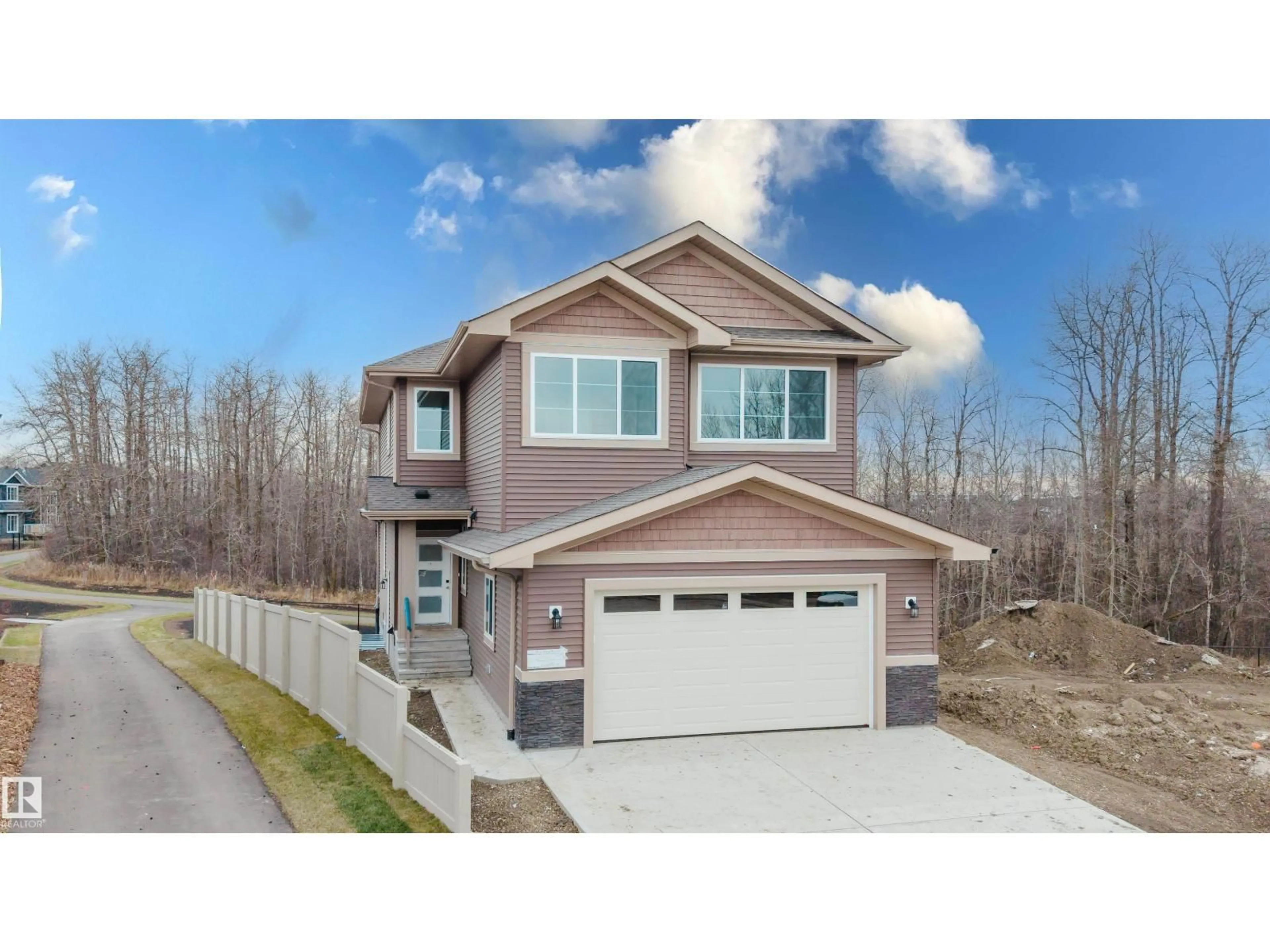 Home with vinyl exterior material, street for 713 ELDERBERRY CL, Edmonton Alberta T6M3J6