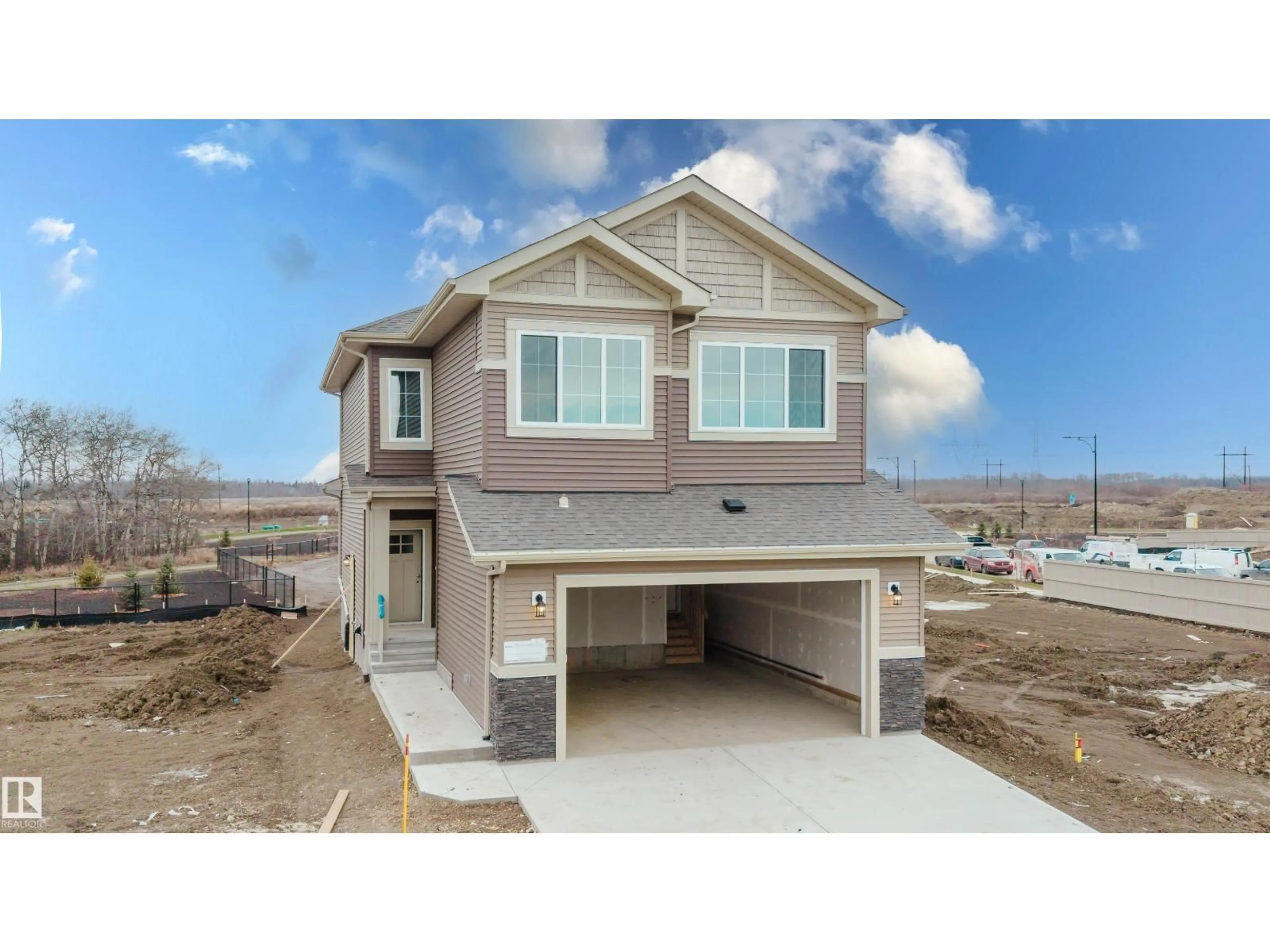 Home with vinyl exterior material, street for 708 ELDERBERRY CL, Edmonton Alberta T6M3J6