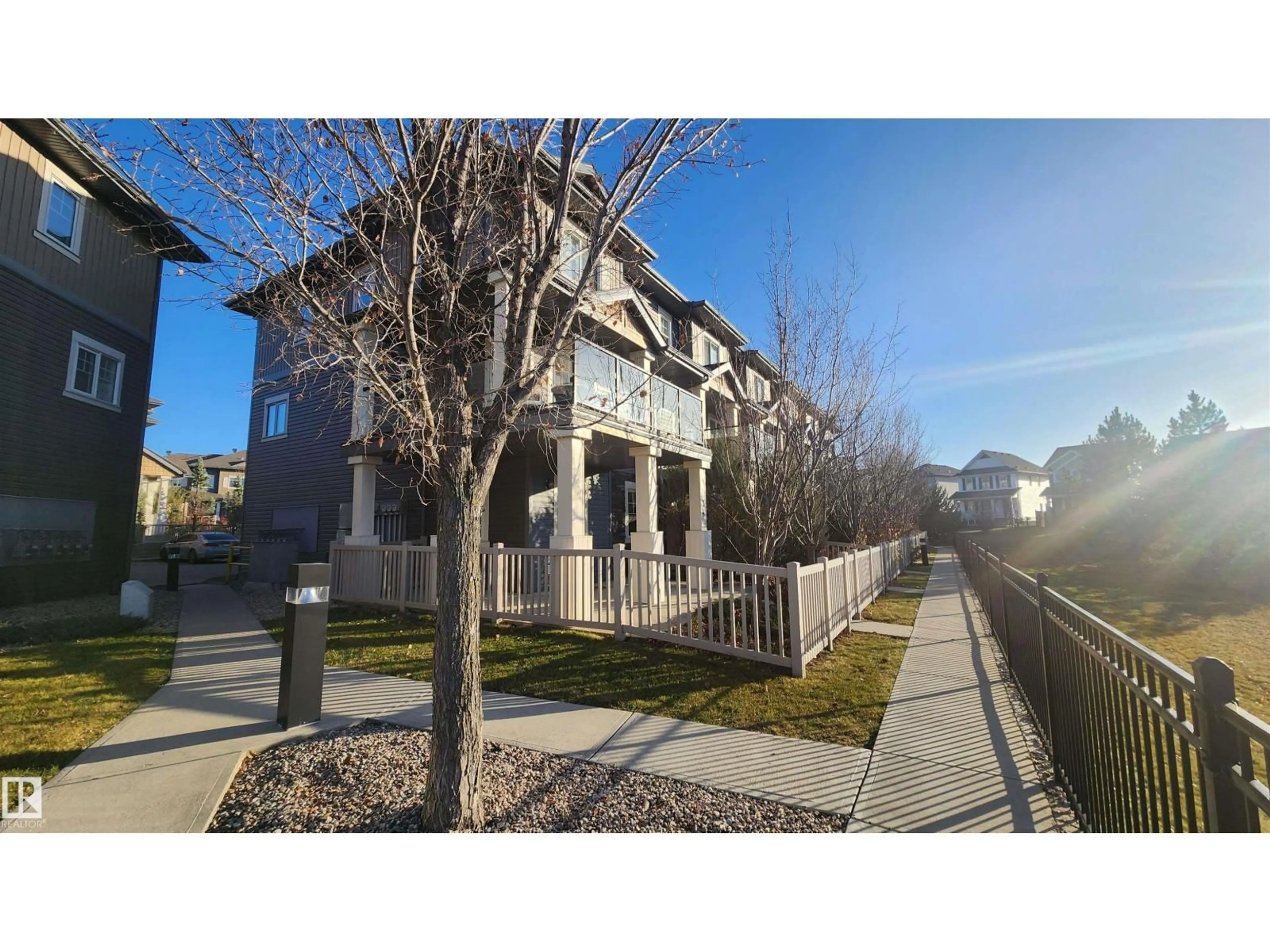 A pic from outside/outdoor area/front of a property/back of a property/a pic from drone, street for 32 1030 CHAPPELLE BV, Edmonton Alberta T6W2K7