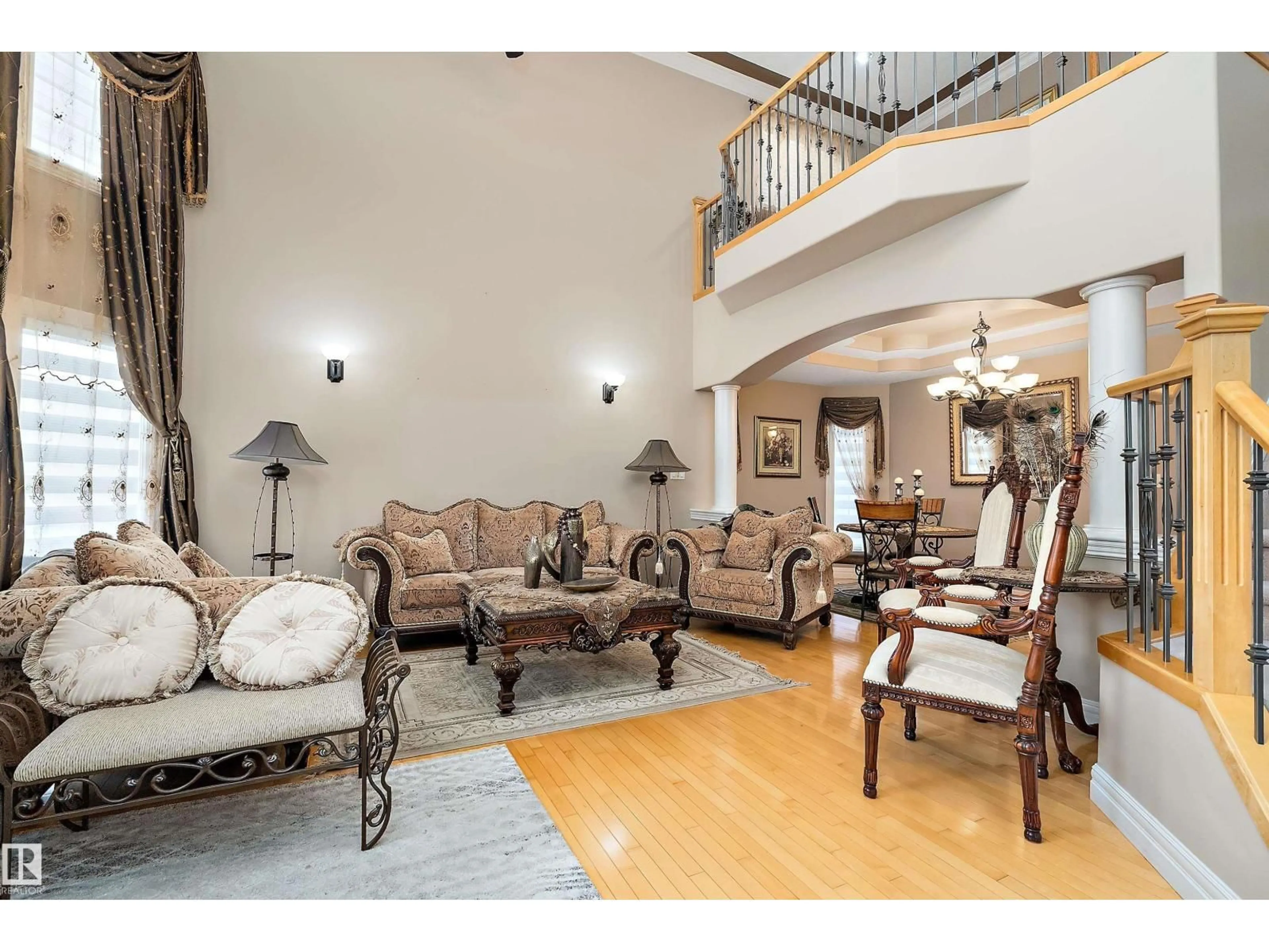 Living room with furniture, unknown for 13420 162 AV, Edmonton Alberta T6V0C1