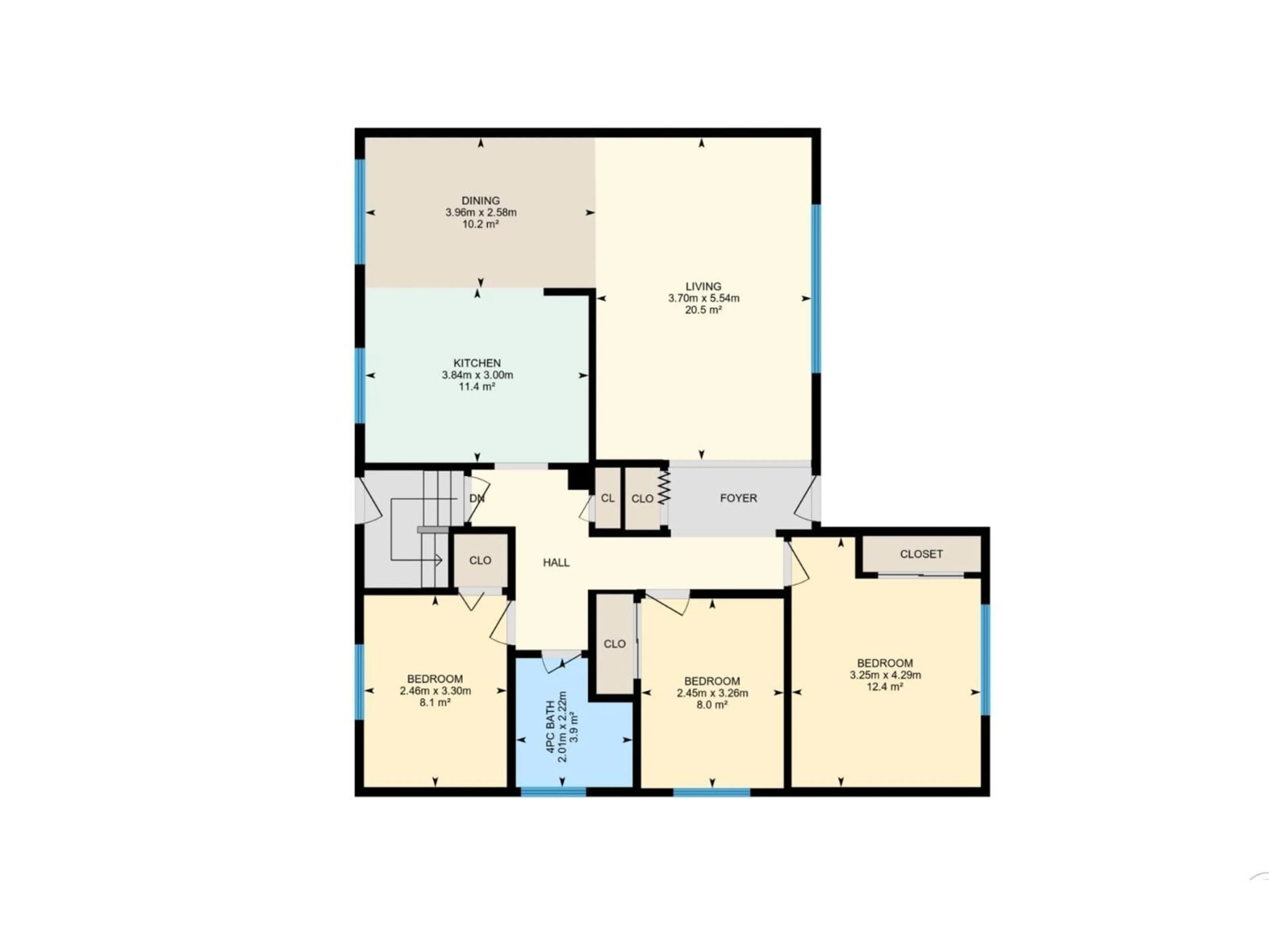 Floor plan for 9519 134 AV, Edmonton Alberta T5E1H8