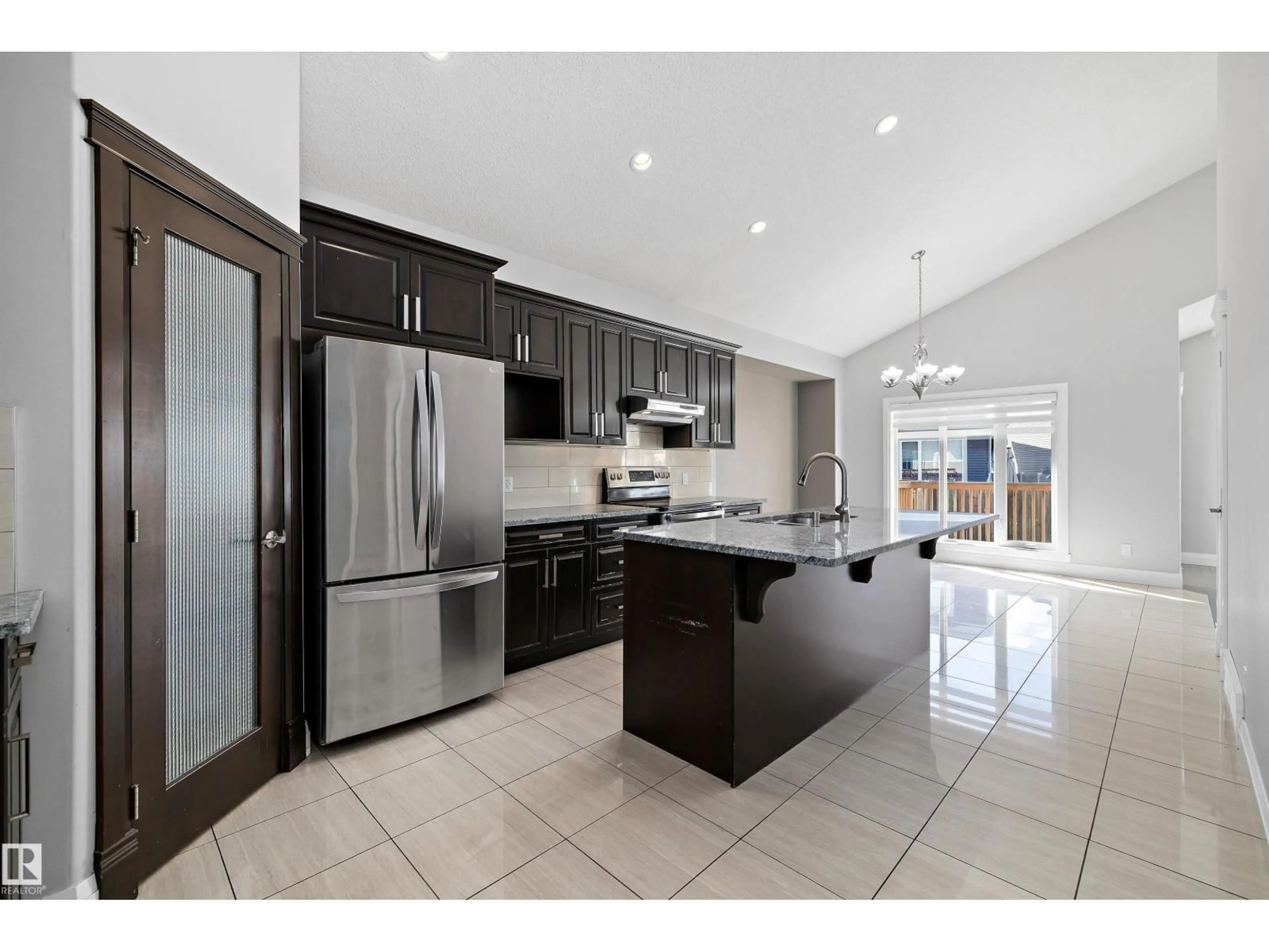 Open concept kitchen, ceramic/tile floor for 550 ALBANY WY, Edmonton Alberta T6V1J6