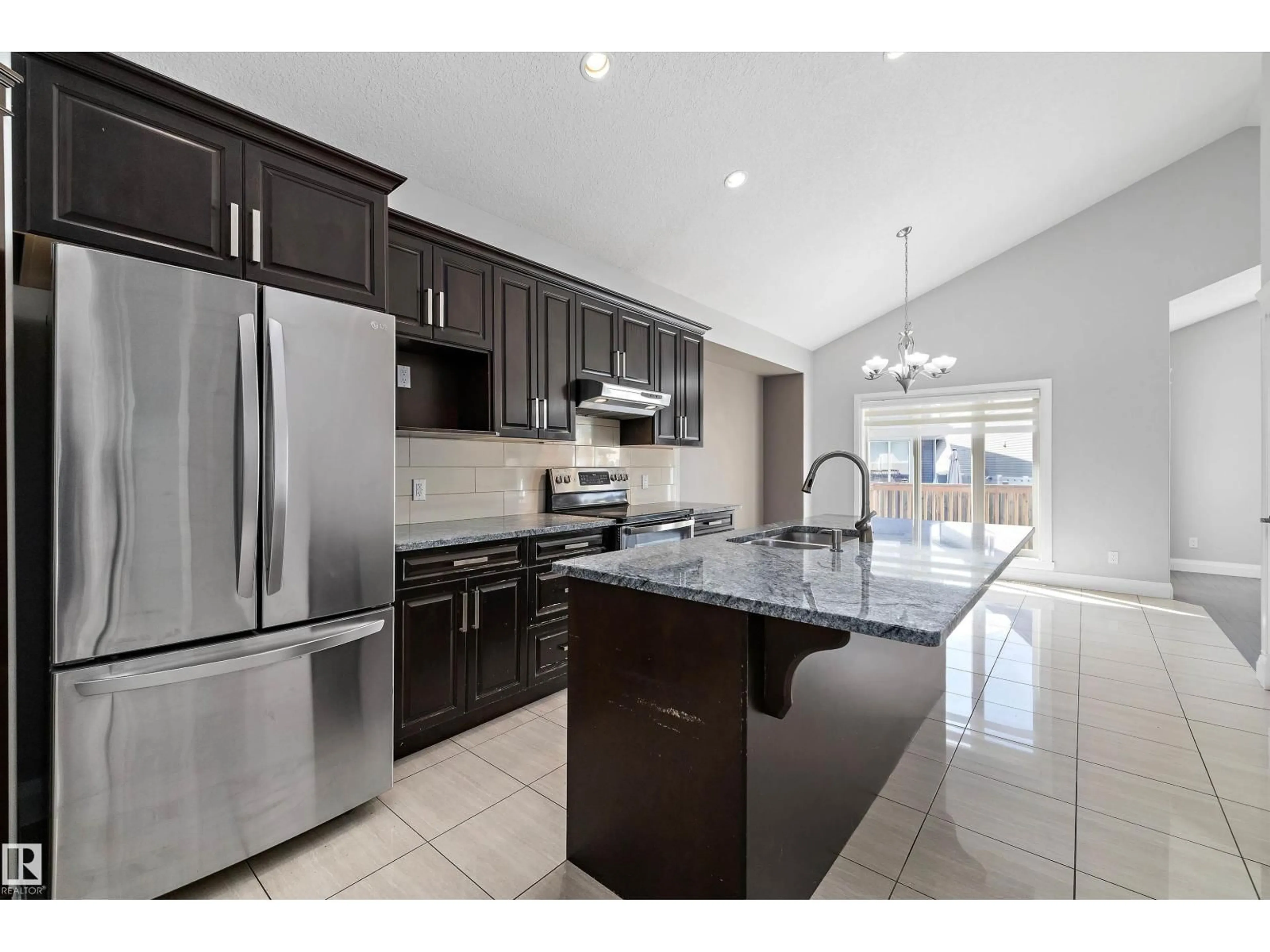 Open concept kitchen, ceramic/tile floor for 550 ALBANY WY, Edmonton Alberta T6V1J6