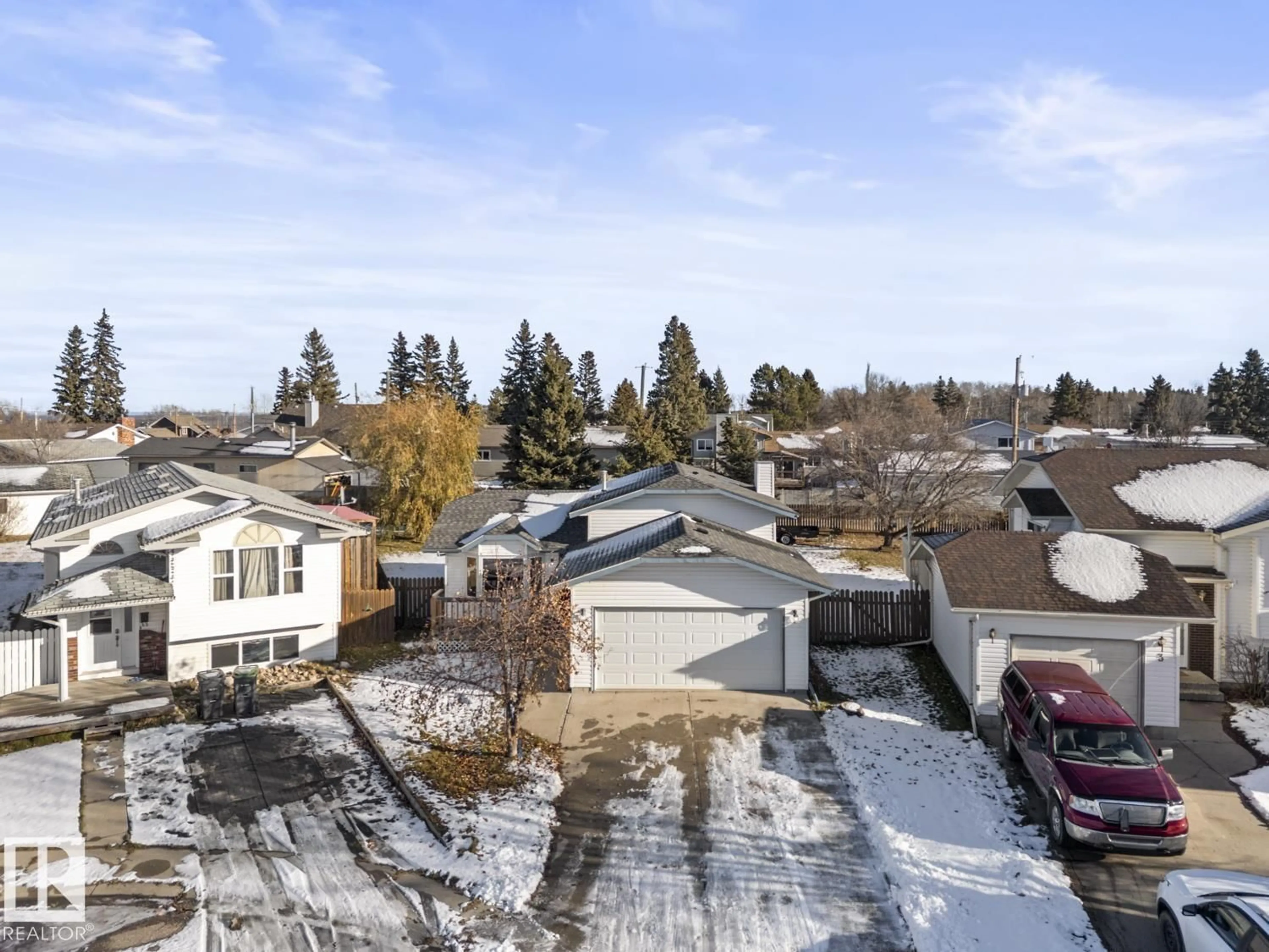 A pic from outside/outdoor area/front of a property/back of a property/a pic from drone, mountain view for 4 9TH STREET, Cold Lake Alberta T9M1K1