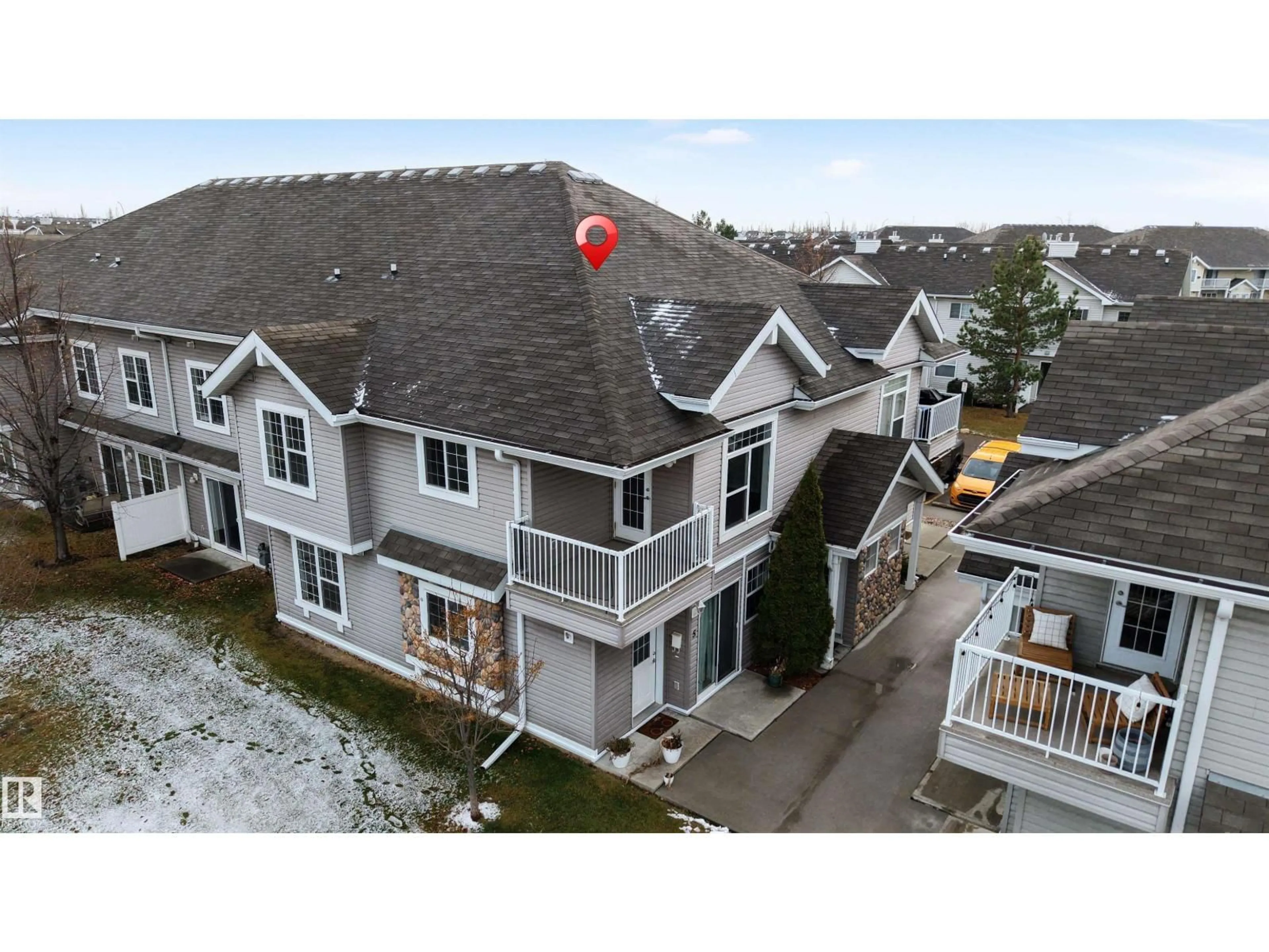 A pic from outside/outdoor area/front of a property/back of a property/a pic from drone, building for #11 - 150 EDWARDS DR, Edmonton Alberta T6X1M4