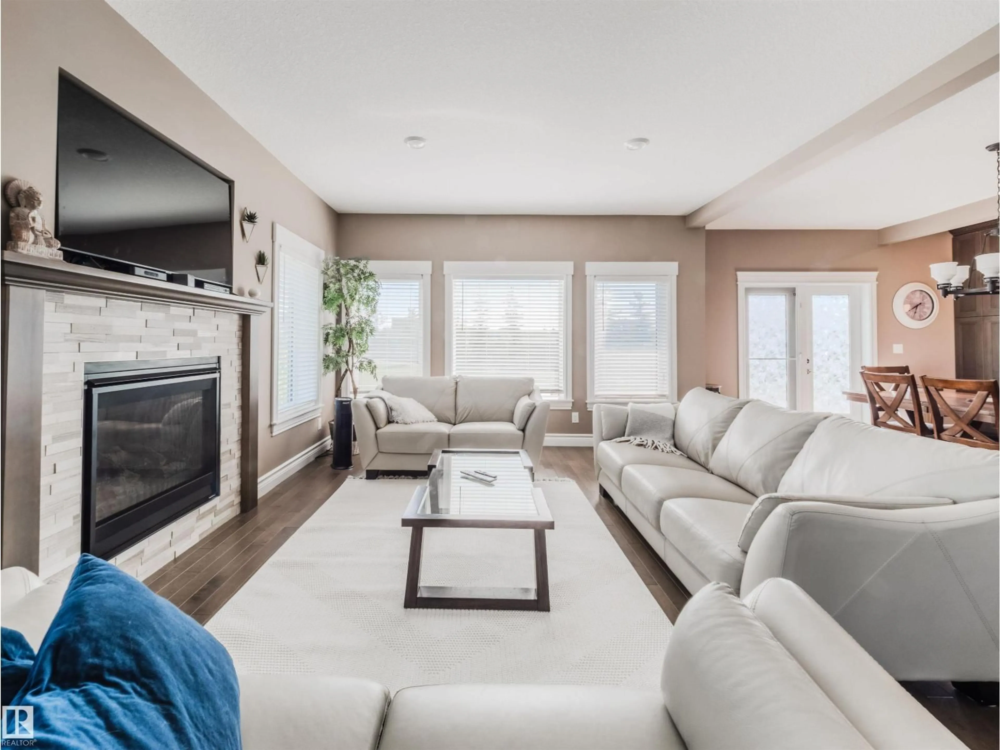 Living room with furniture, unknown for 69 26409 TWP ROAD 532 A, Rural Parkland County Alberta T7X0W7