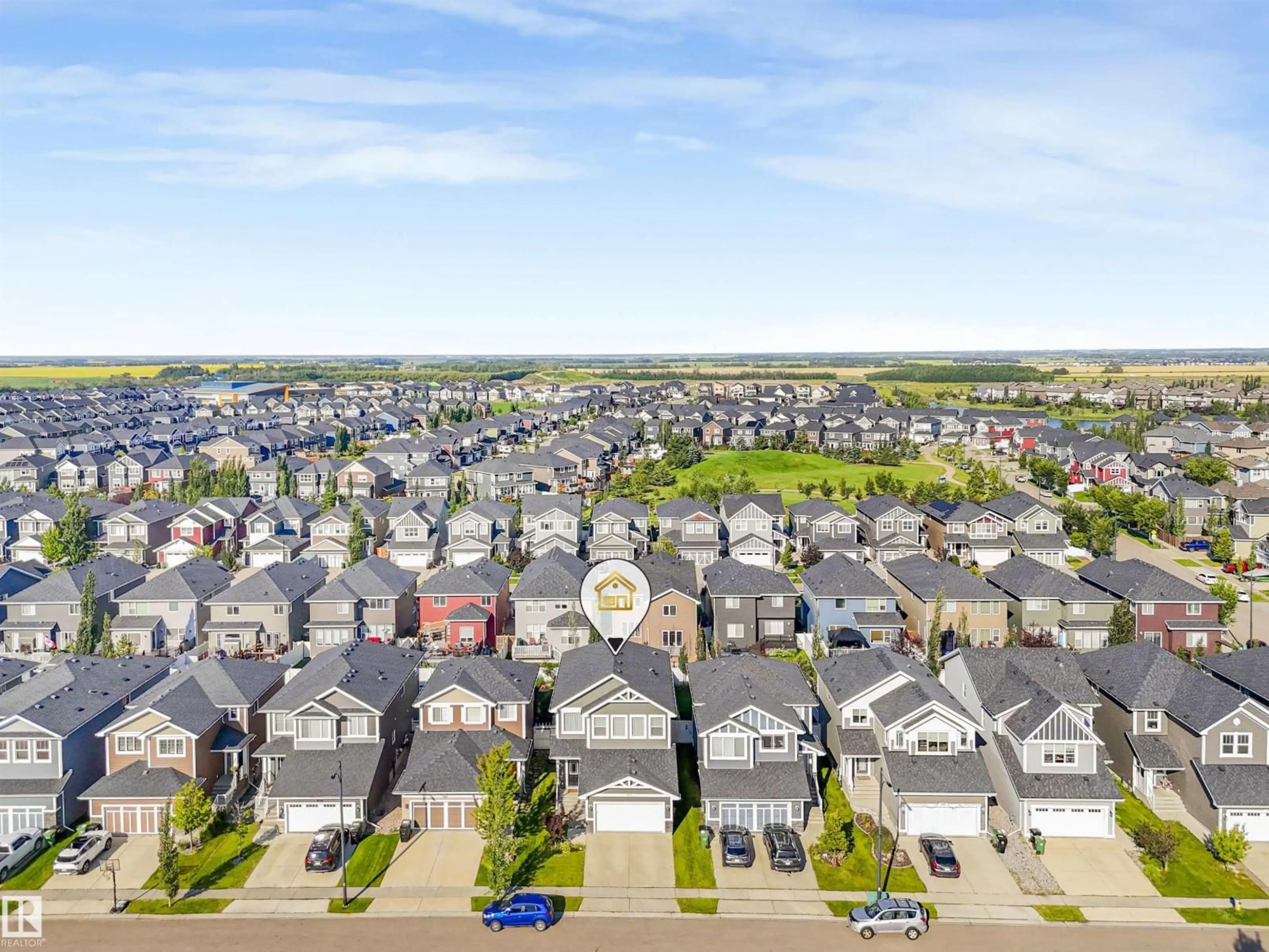 A pic from outside/outdoor area/front of a property/back of a property/a pic from drone, street for 262 SHEPPARD CI, Leduc Alberta T9E0T5