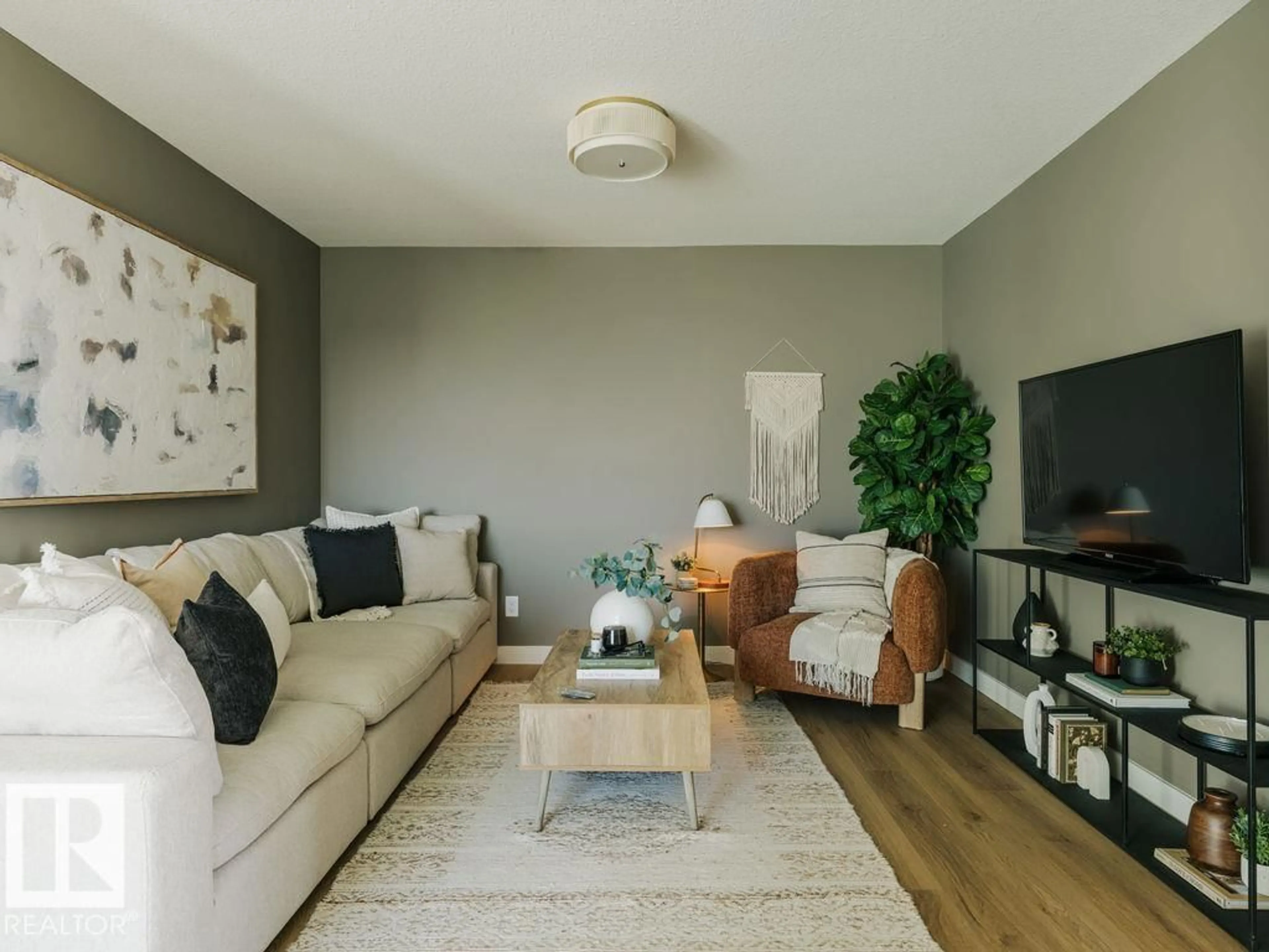 Living room with furniture, unknown for 8961 ELVES LO NW, Edmonton Alberta T6M3G3