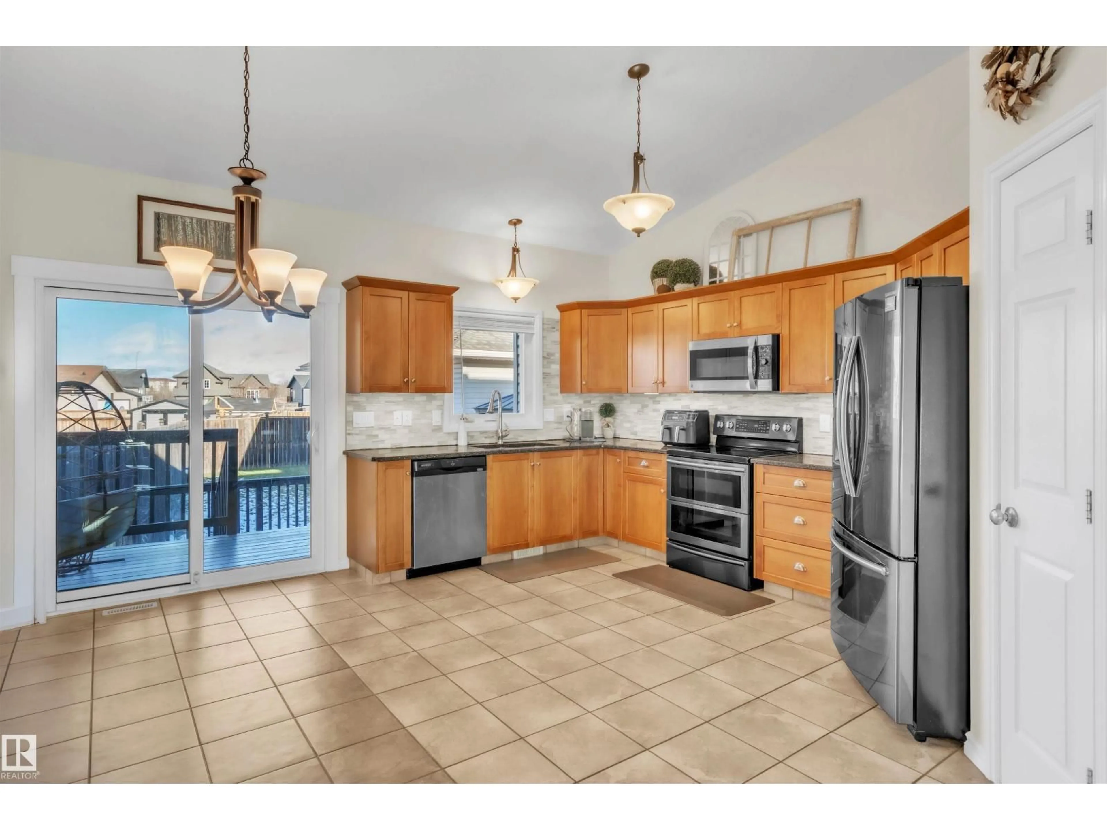 Open concept kitchen, ceramic/tile floor for 4916 59 AV, Cold Lake Alberta T9M0C2