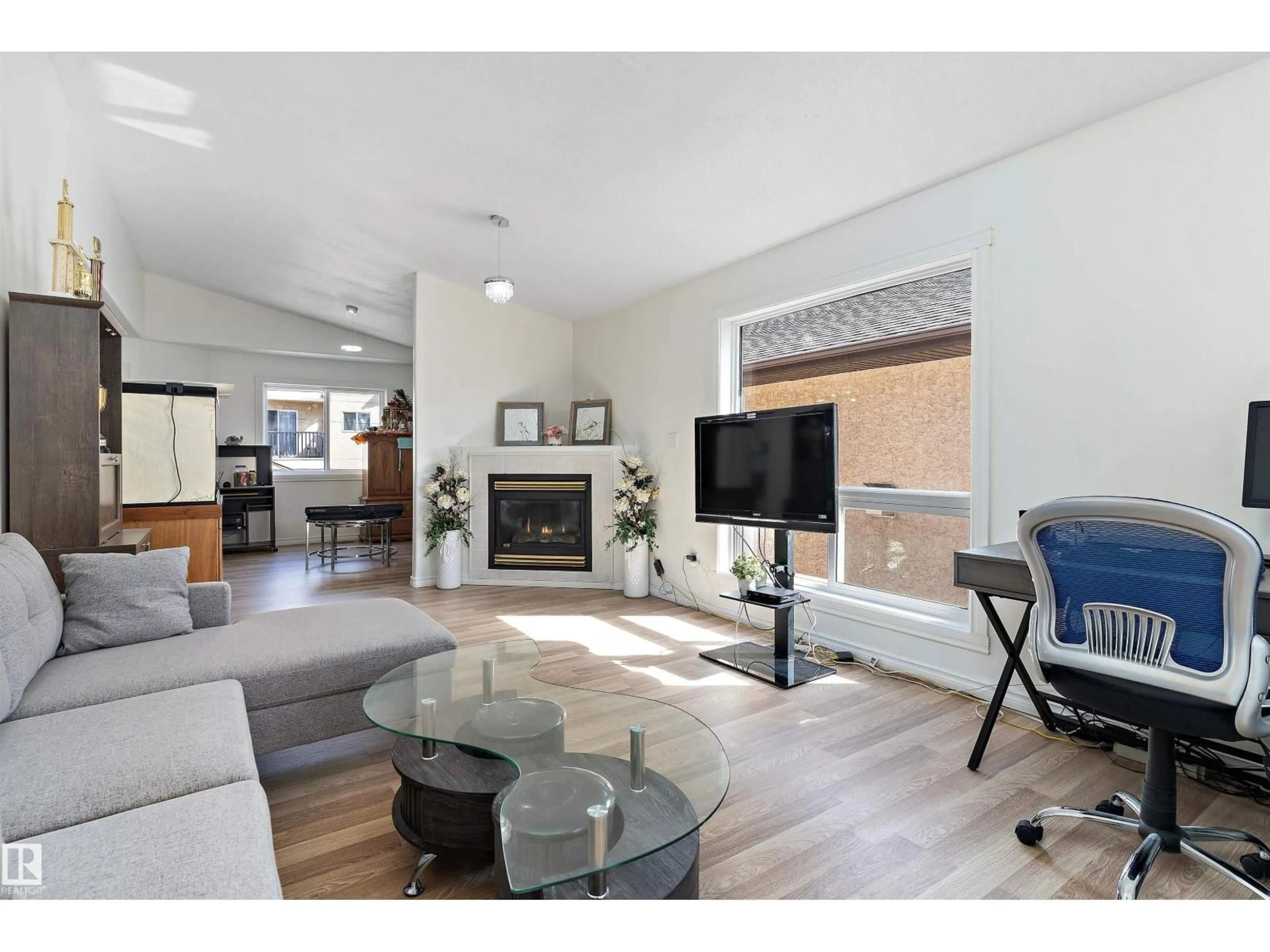 Living room with furniture, unknown for NW - 12711 128 ST, Edmonton Alberta T5L1E2