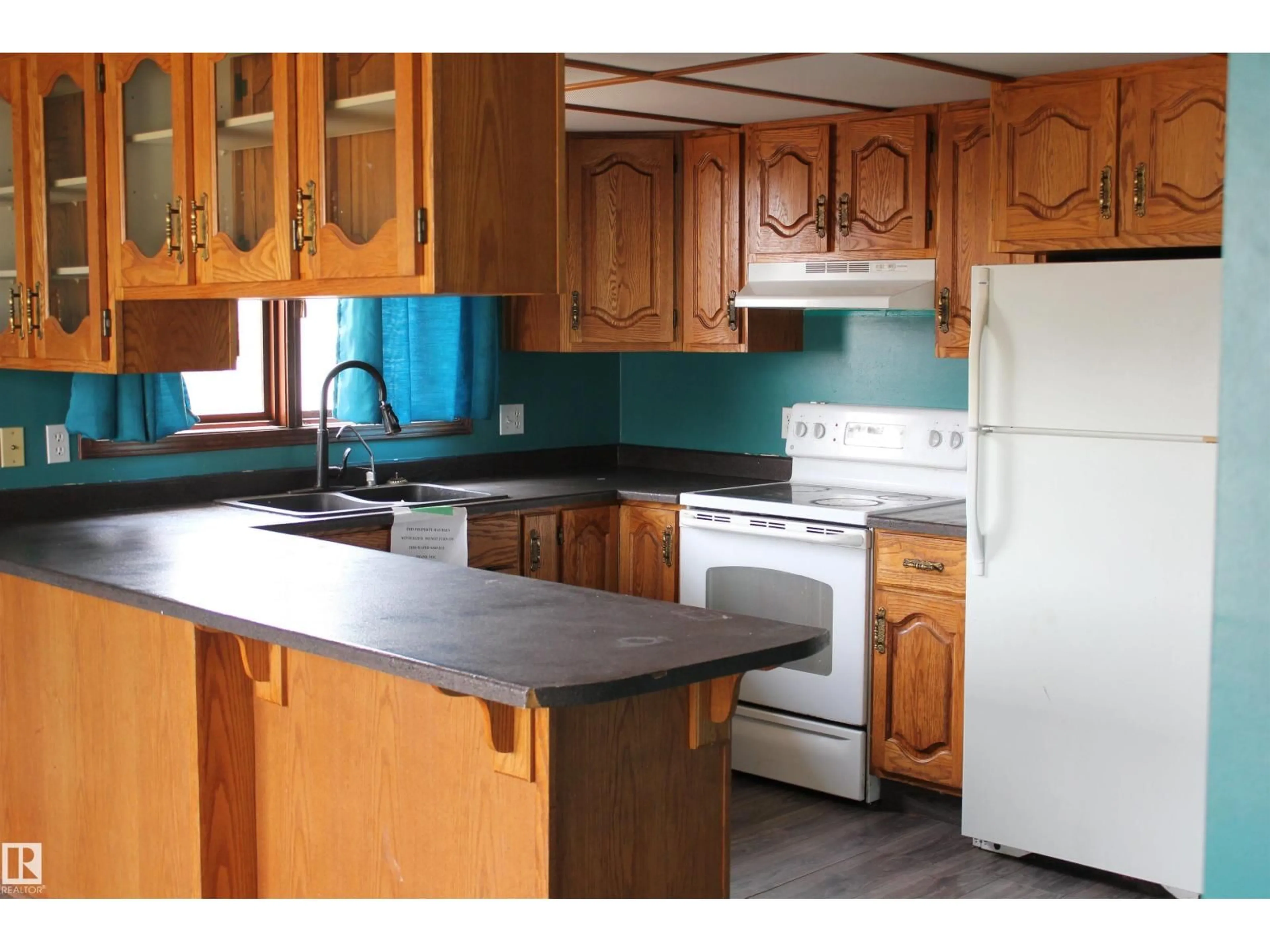 Standard kitchen, wood/laminate floor for 5134 56A AV, Elk Point Alberta T0A1A0