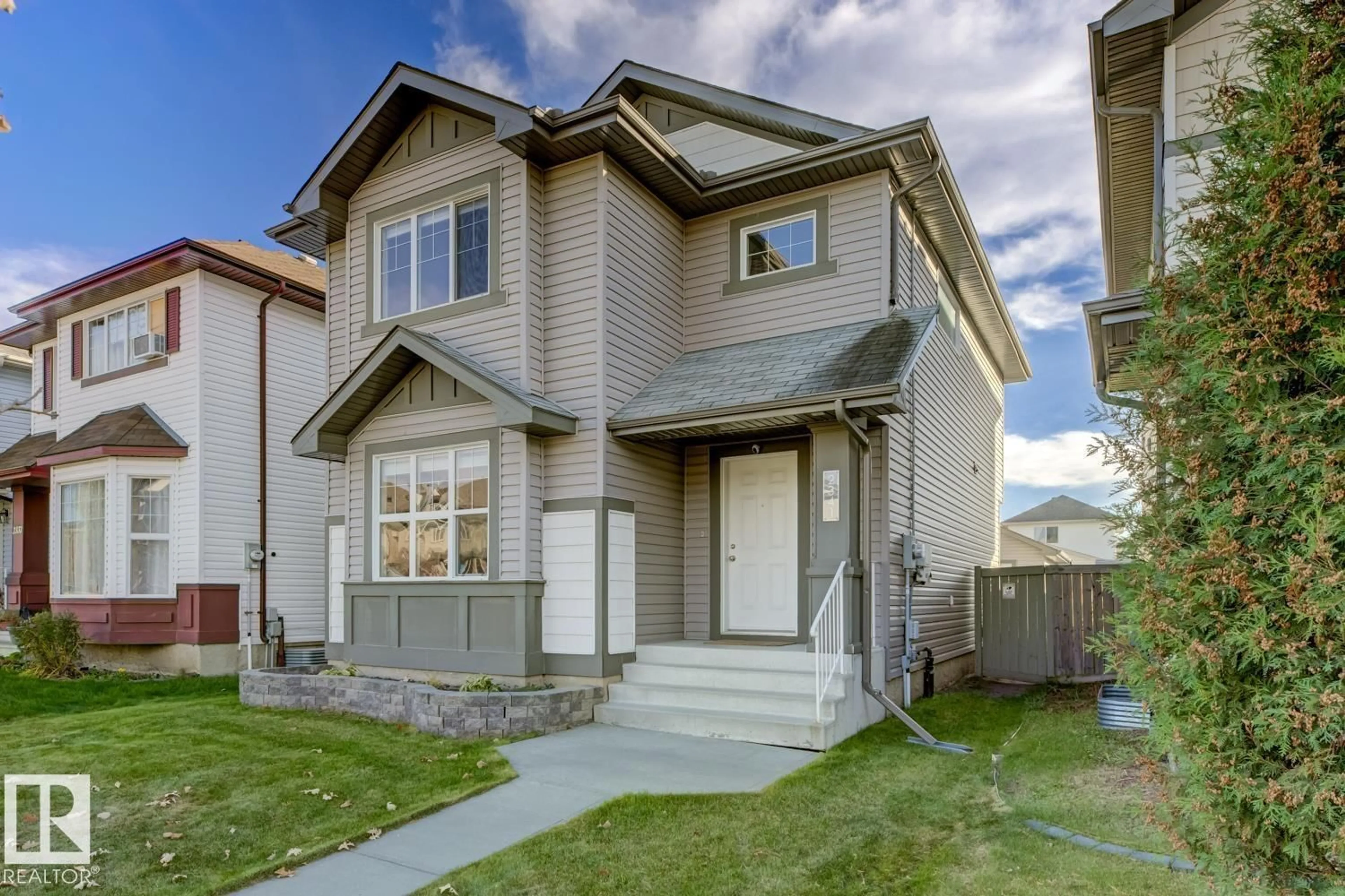 Home with vinyl exterior material, street for 2341 29A AV, Edmonton Alberta T6T2B1