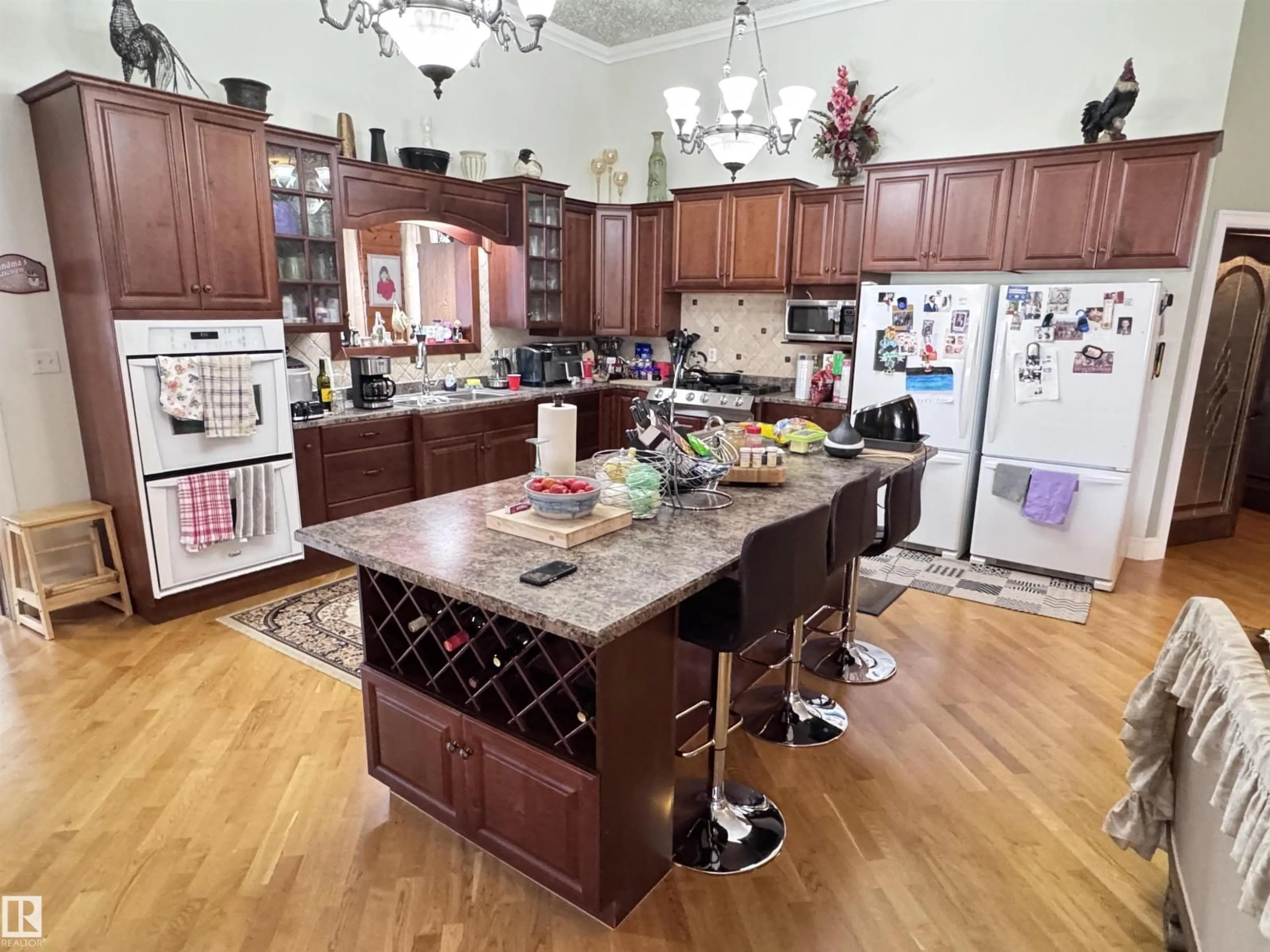 Open concept kitchen, unknown for 673001A RGE ROAD 215, Rural Athabasca County Alberta T9S2A2