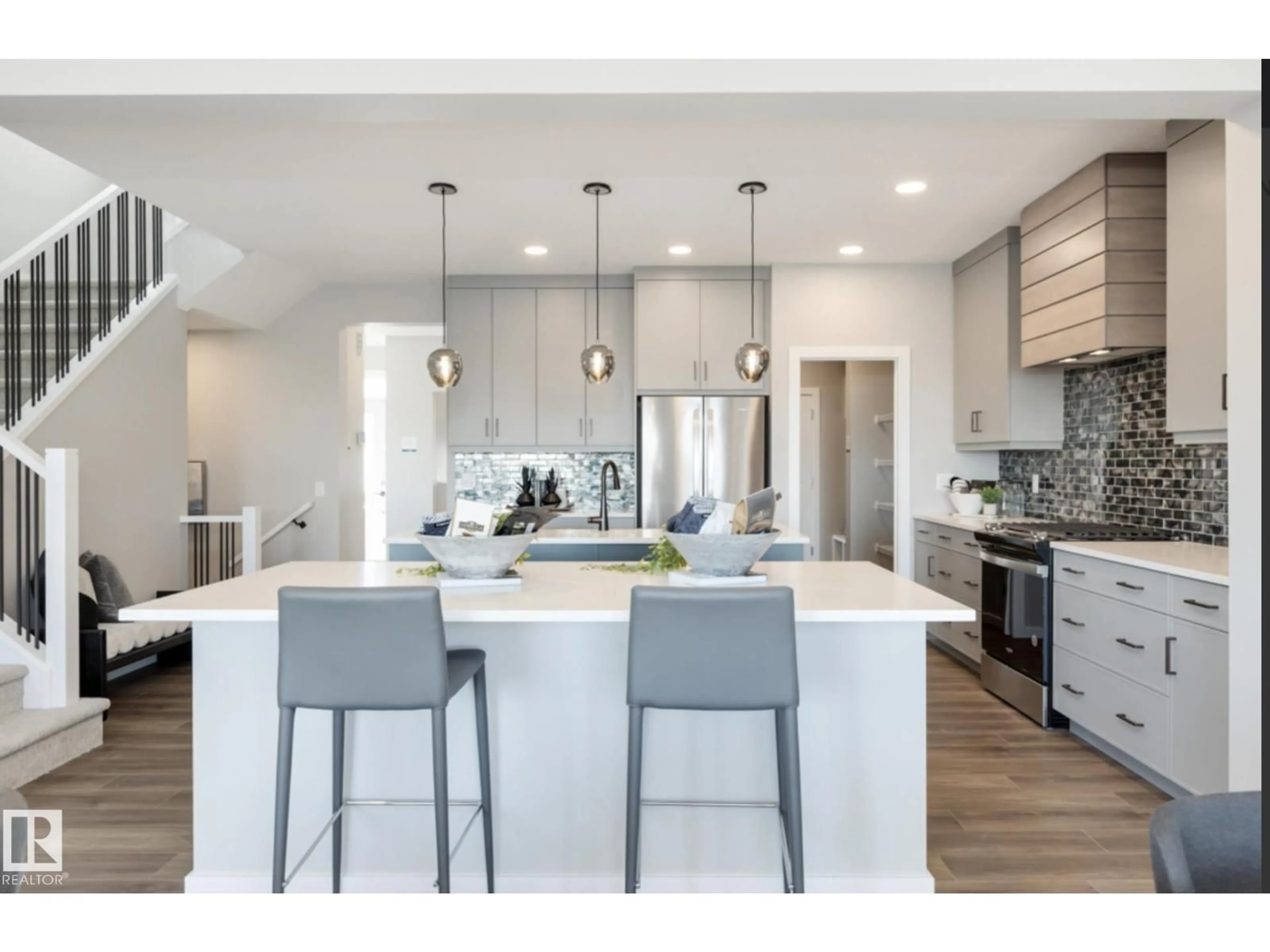 Open concept kitchen, unknown for NW - 17444 2 ST, Edmonton Alberta T5Y4G6