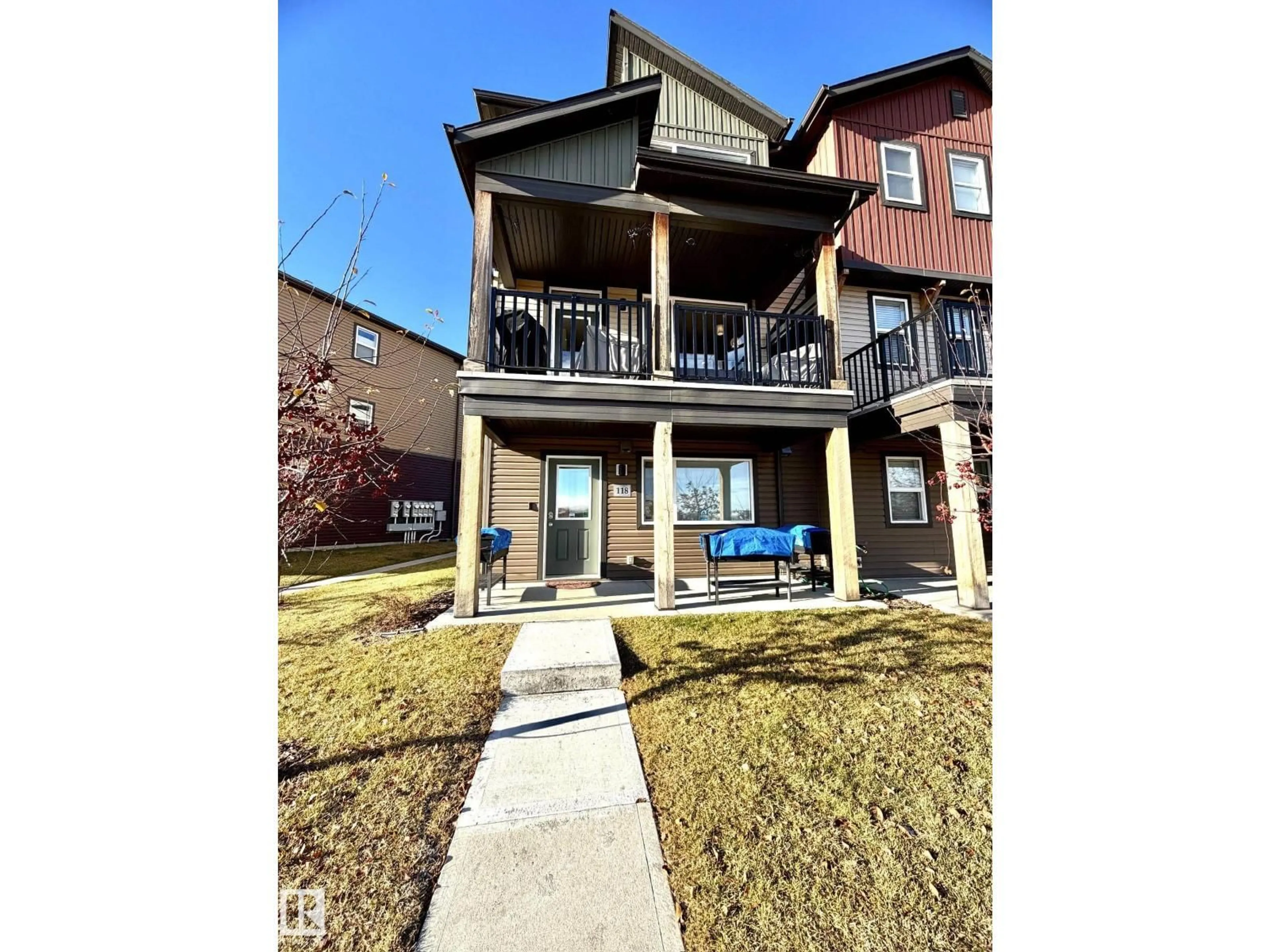 A pic from outside/outdoor area/front of a property/back of a property/a pic from drone, building for #118 - 16903 68 ST, Edmonton Alberta T5Z0R1