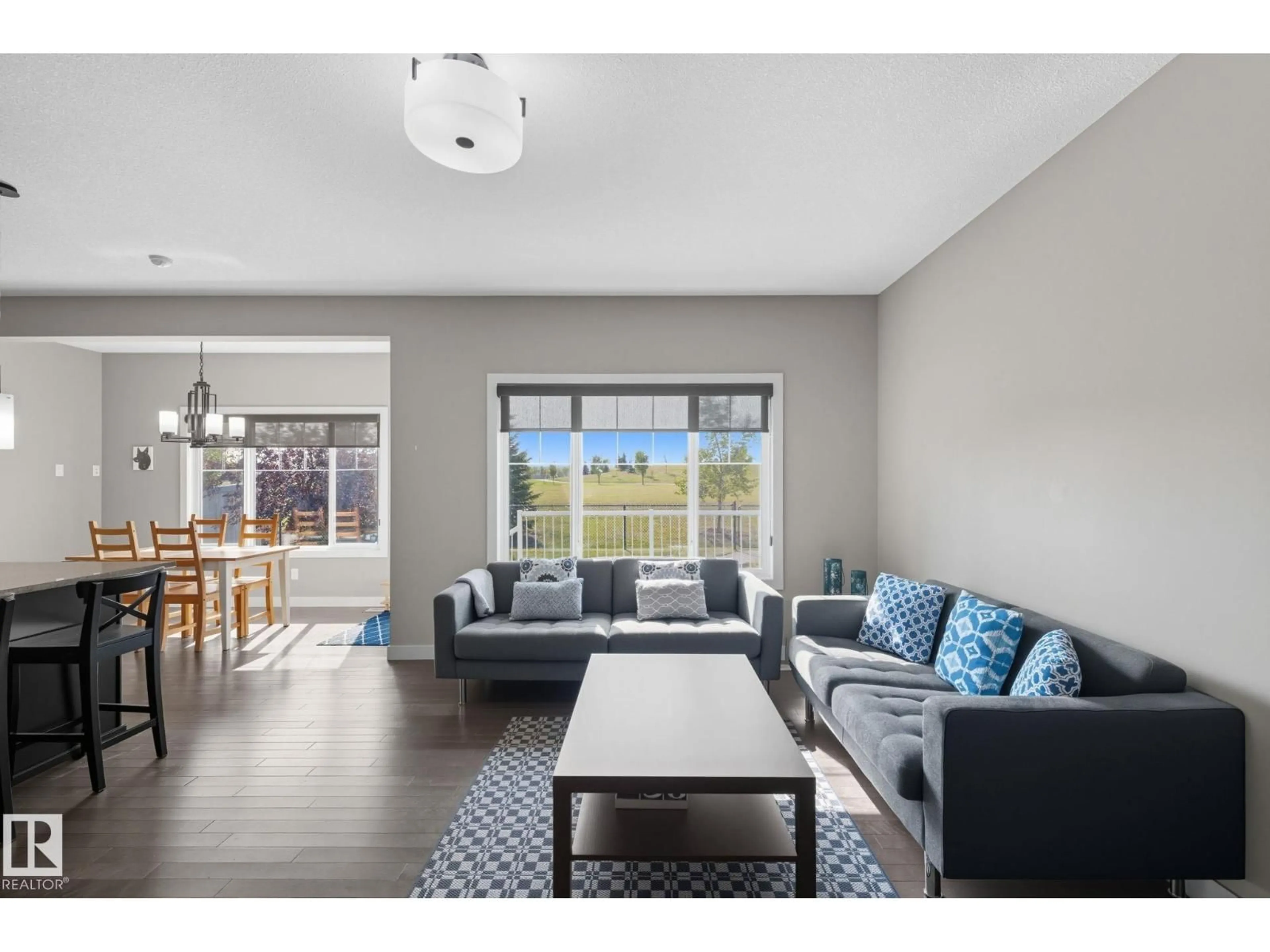 Living room with furniture, unknown for 8039 18 AV, Edmonton Alberta T6X0Z8