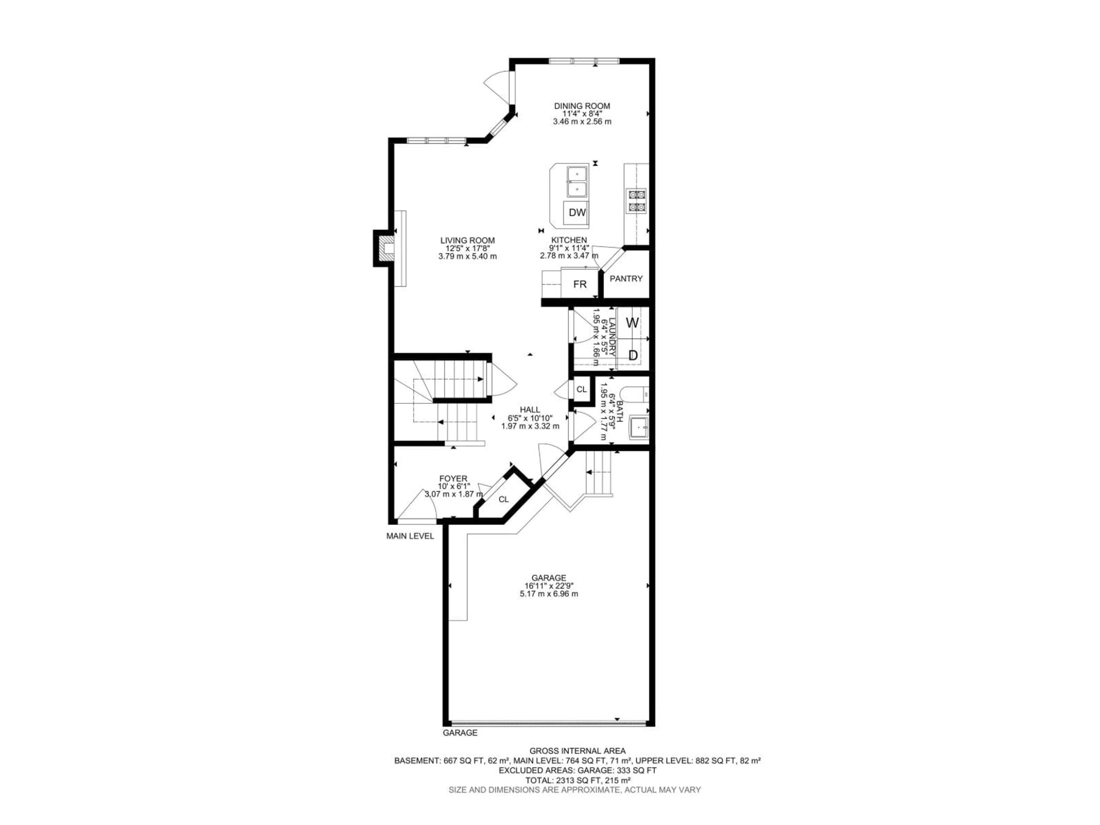 Floor plan for 108 SOUTH CREEK WD, Stony Plain Alberta T7Z0J9