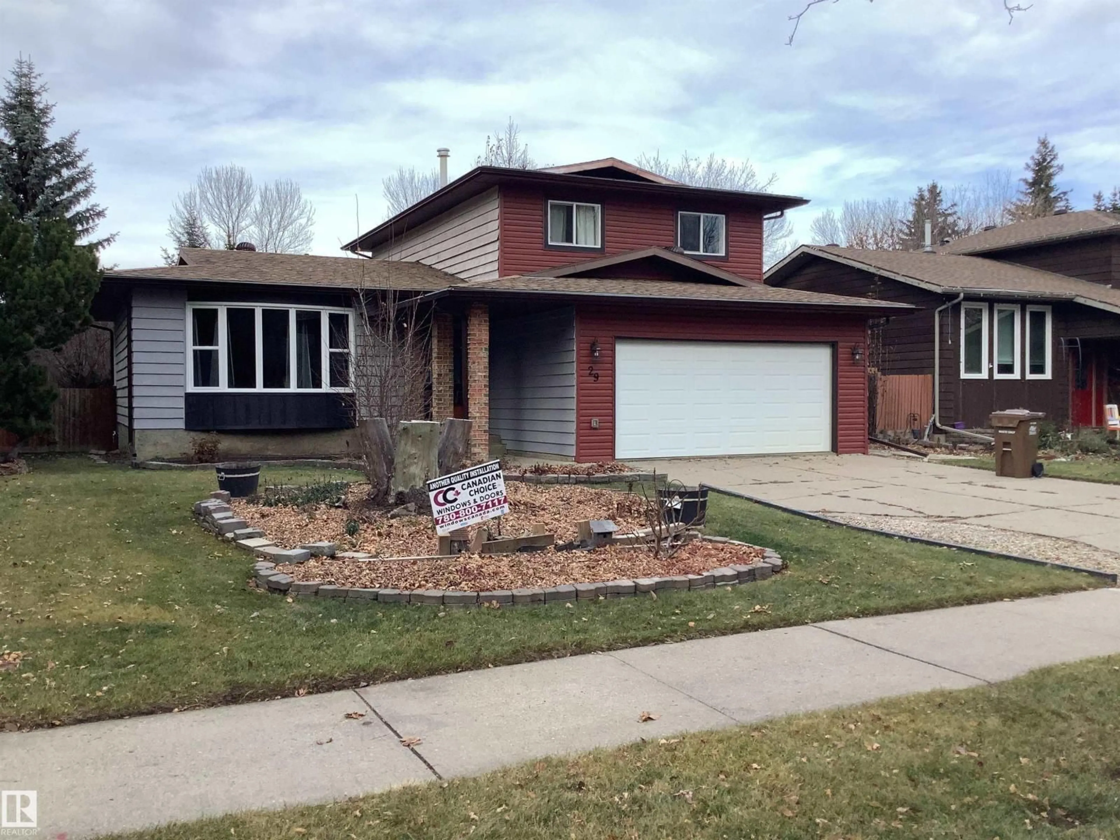 Home with brick exterior material, street for 29 WHEATSTONE CR, St. Albert Alberta T8N3T9