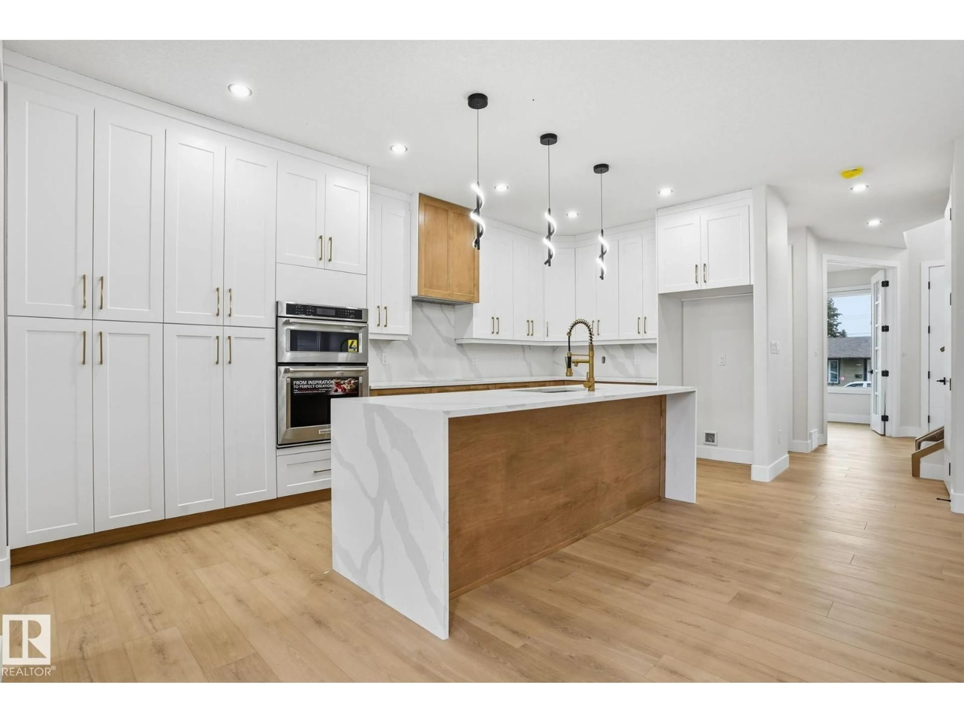 Open concept kitchen, unknown for NW - 10727 65 ST, Edmonton Alberta T6A2P3
