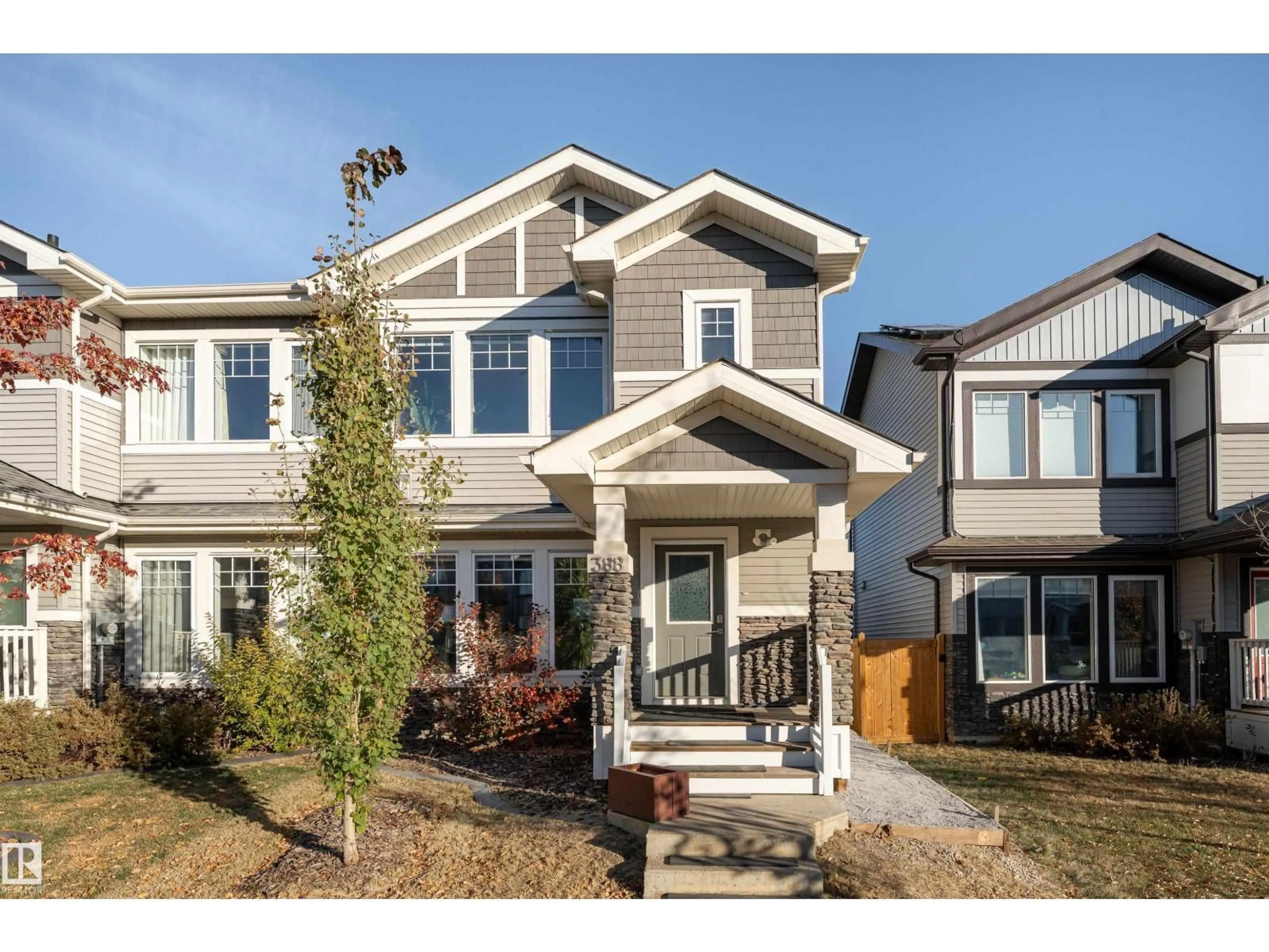 Home with vinyl exterior material, street for 388 ALLARD BV, Edmonton Alberta T6W3T6