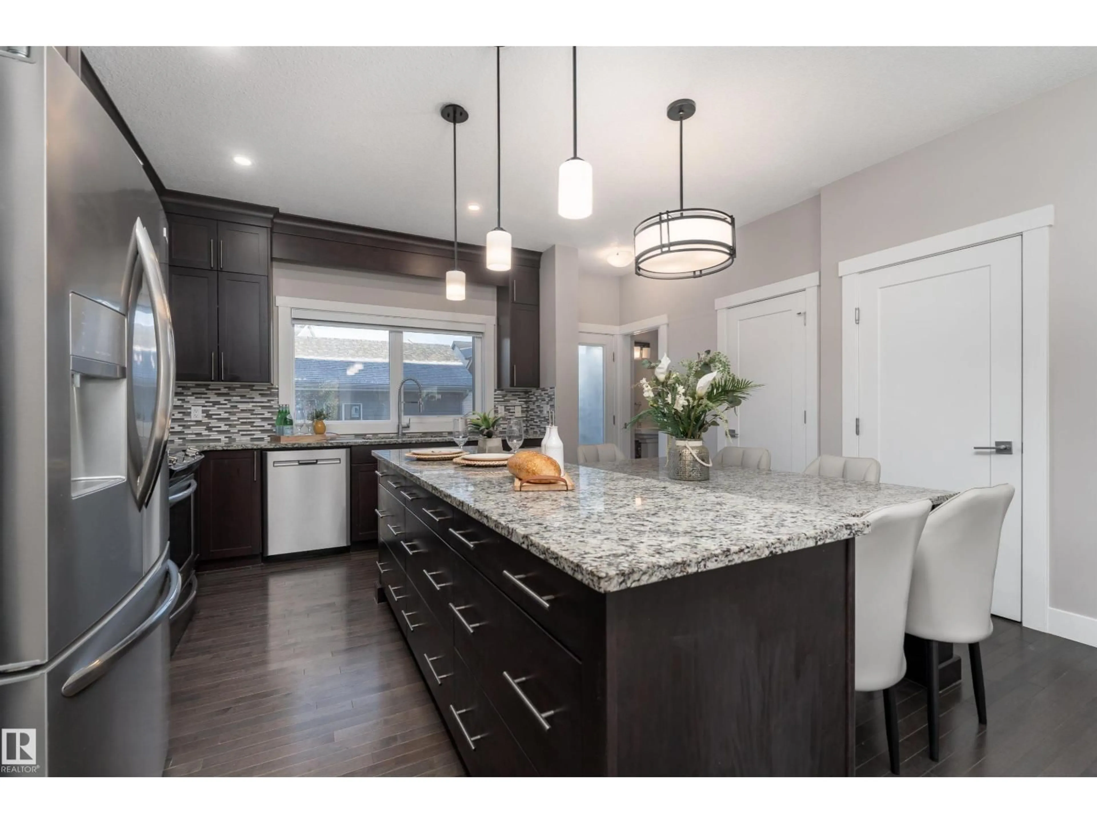 Open concept kitchen, unknown for 388 ALLARD BV, Edmonton Alberta T6W3T6