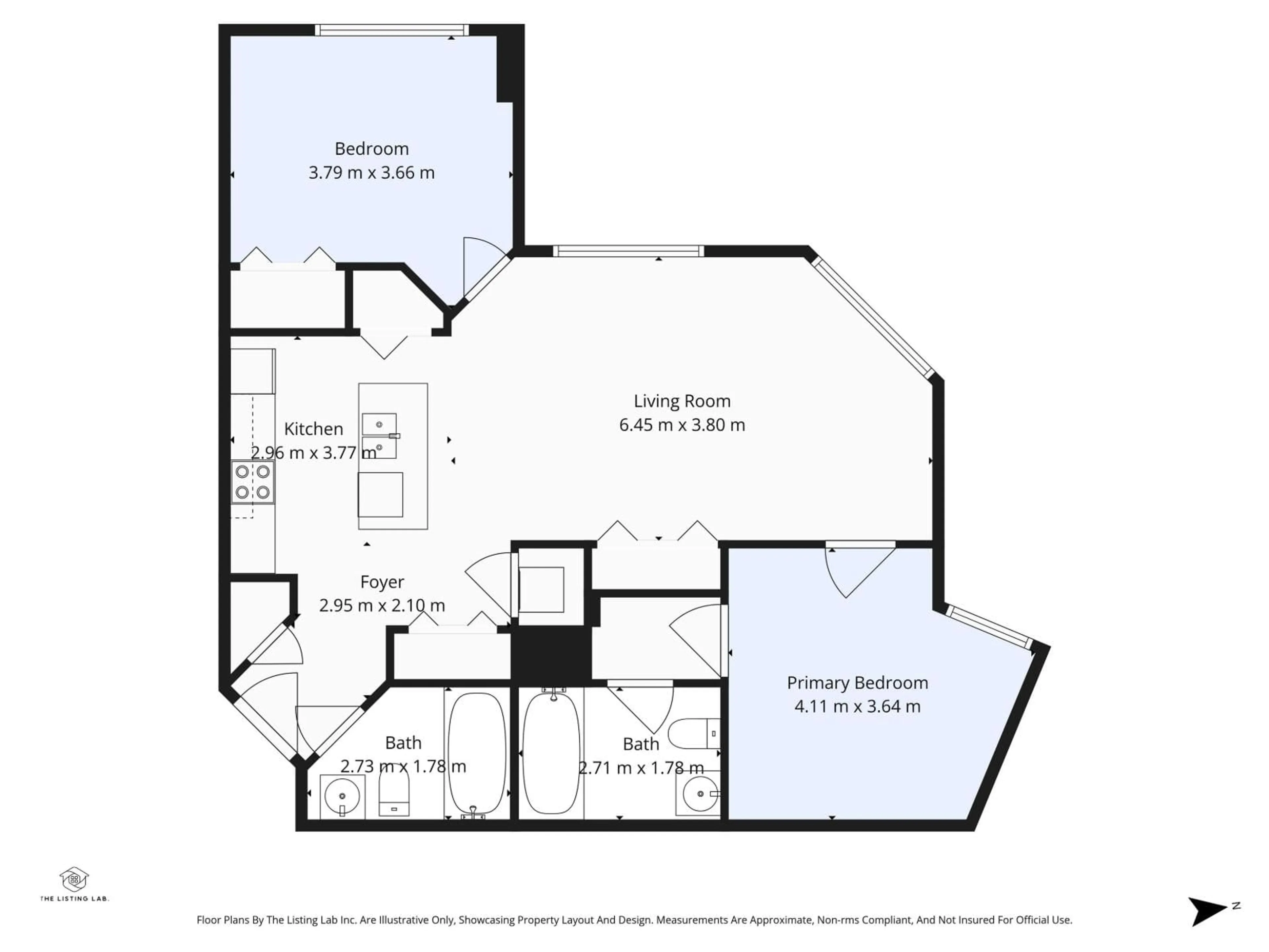 Floor plan for 606 10410 102 AV NW, Edmonton Alberta T5J0E9