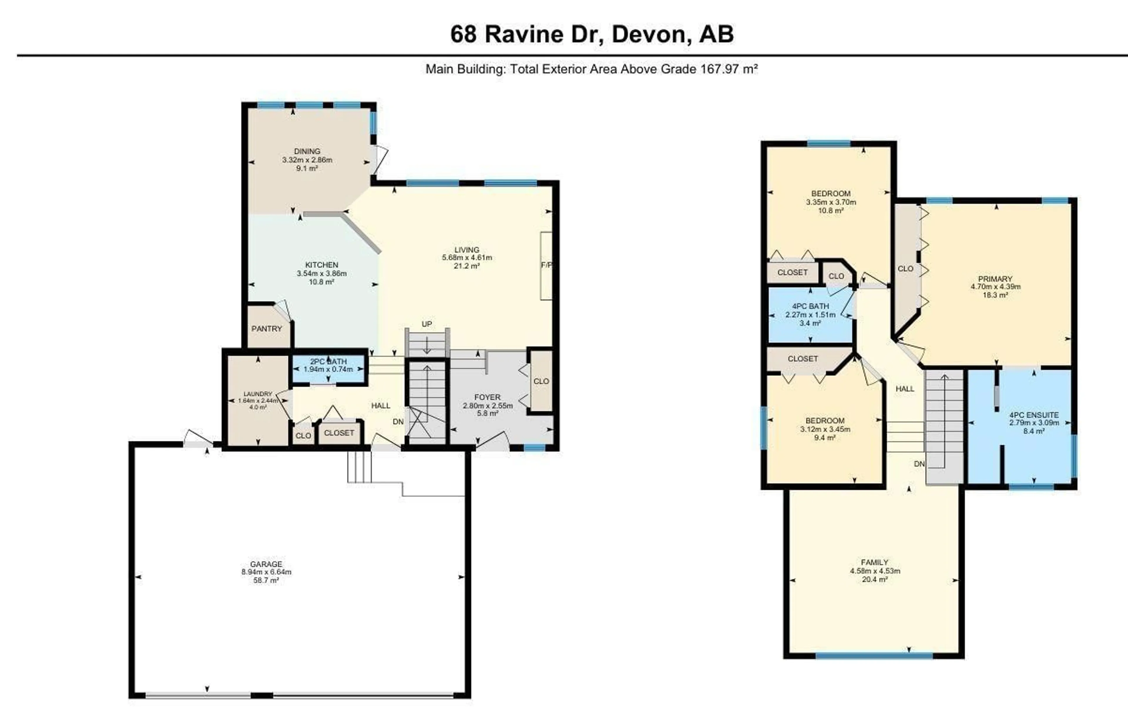 Floor plan for 68 RAVINE DR, Devon Alberta T9G0A2