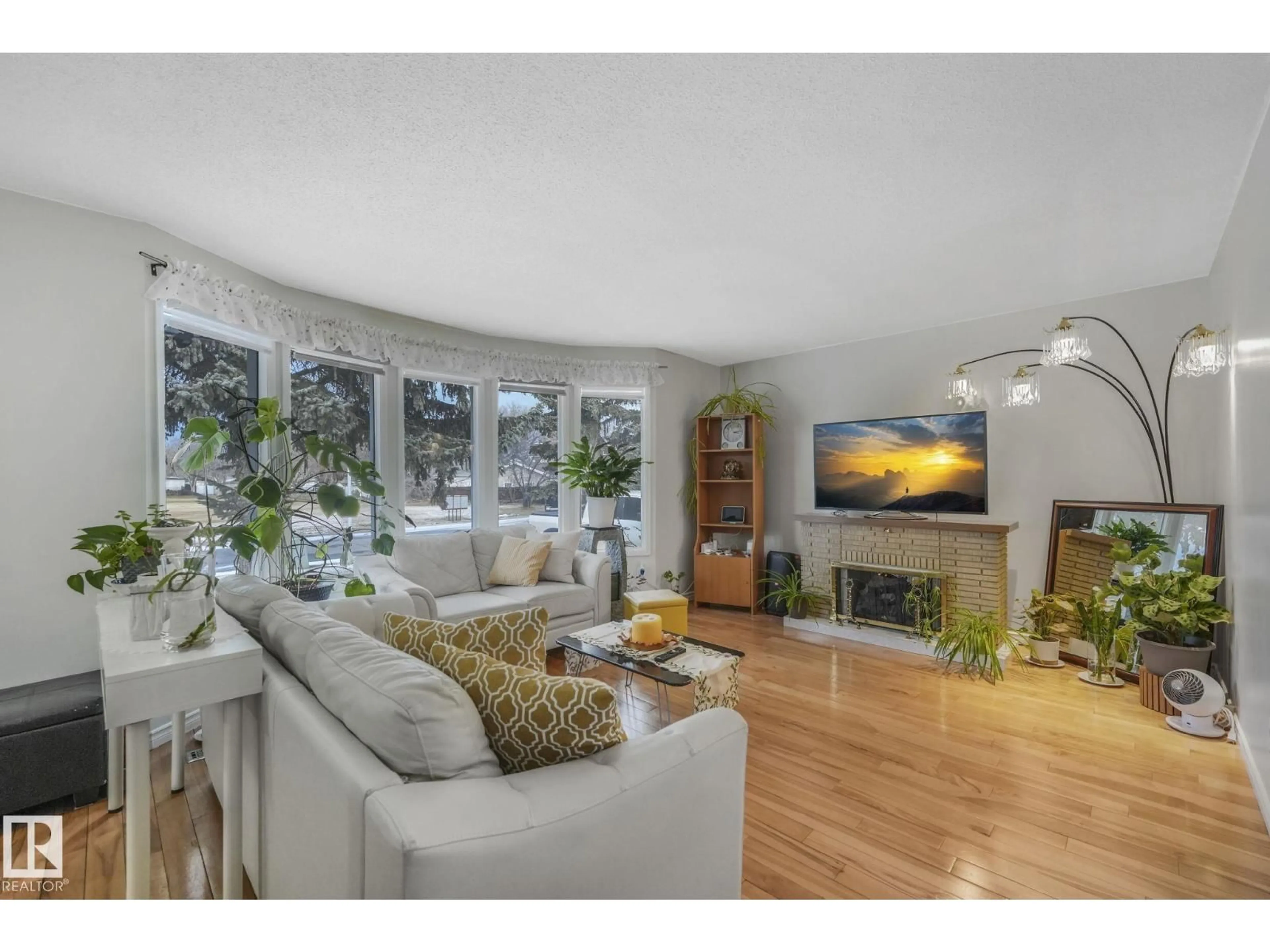 Living room with furniture, unknown for 5107 56 AV, Leduc Alberta T9E5N3