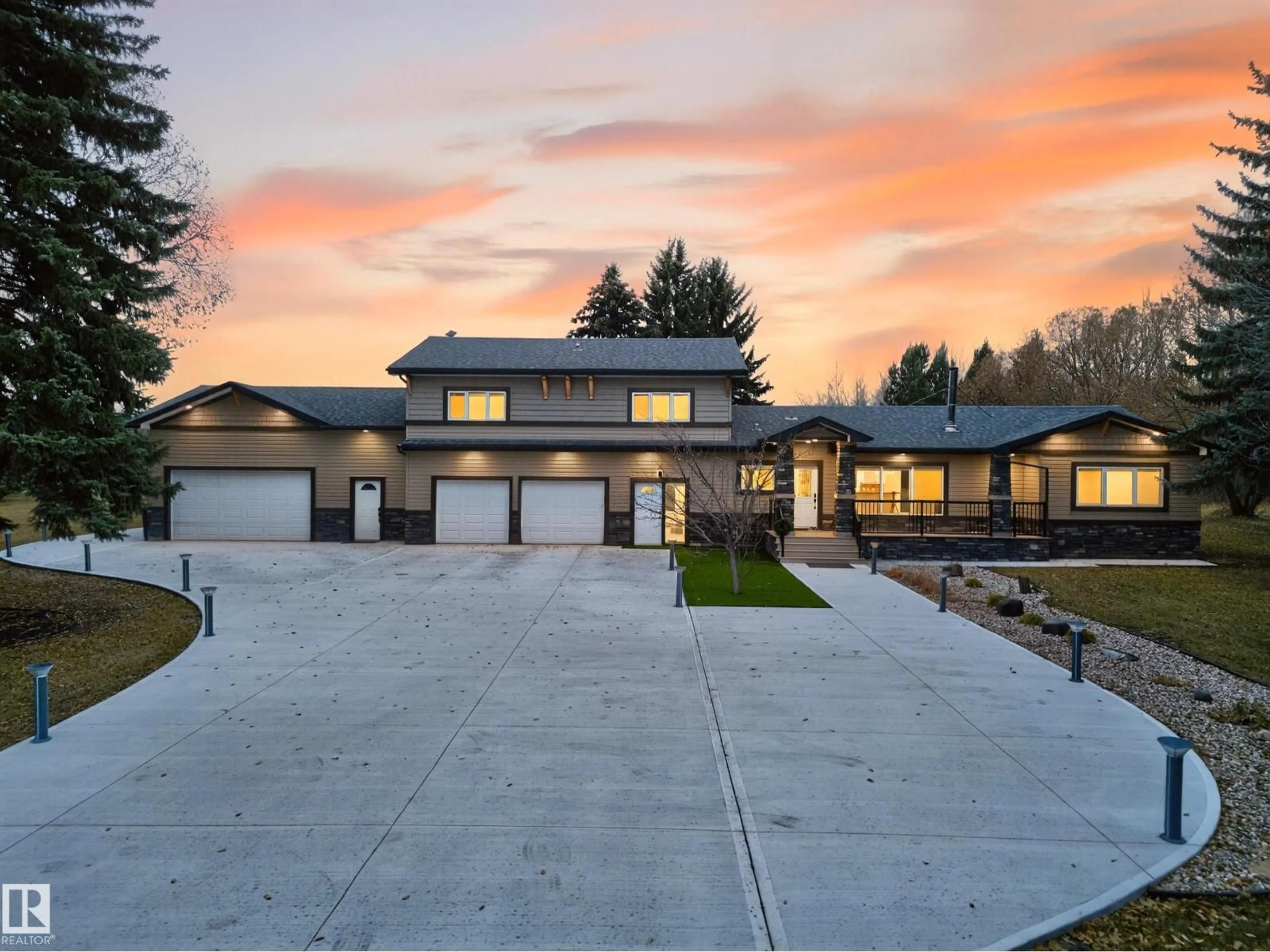 Home with brick exterior material, street for 37 - 51528 RGE ROAD 262, Rural Parkland County Alberta T7Y1C1