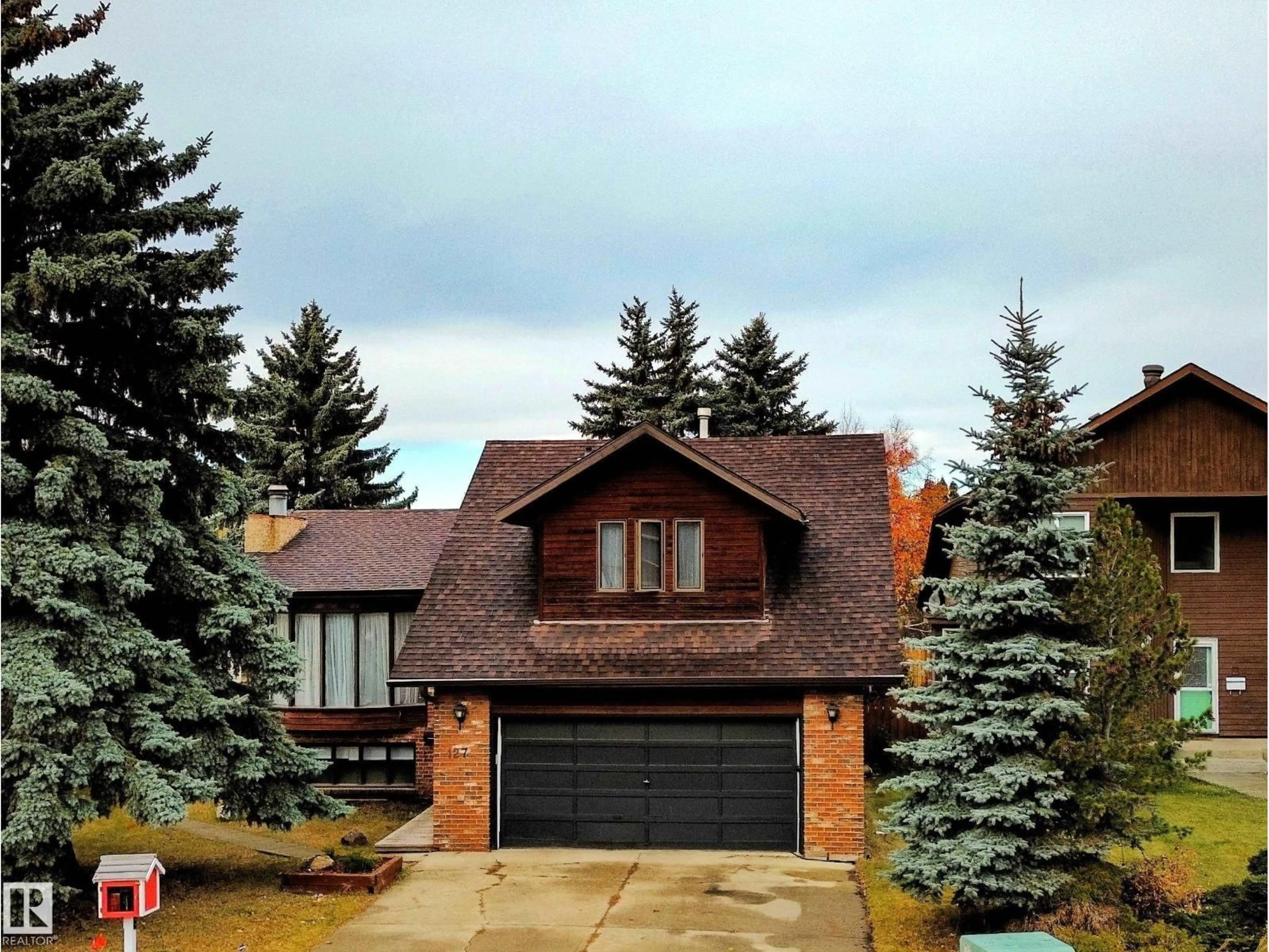 Home with brick exterior material, street for NW - 127 GRAND MEADOW CR, Edmonton Alberta T6L1X1