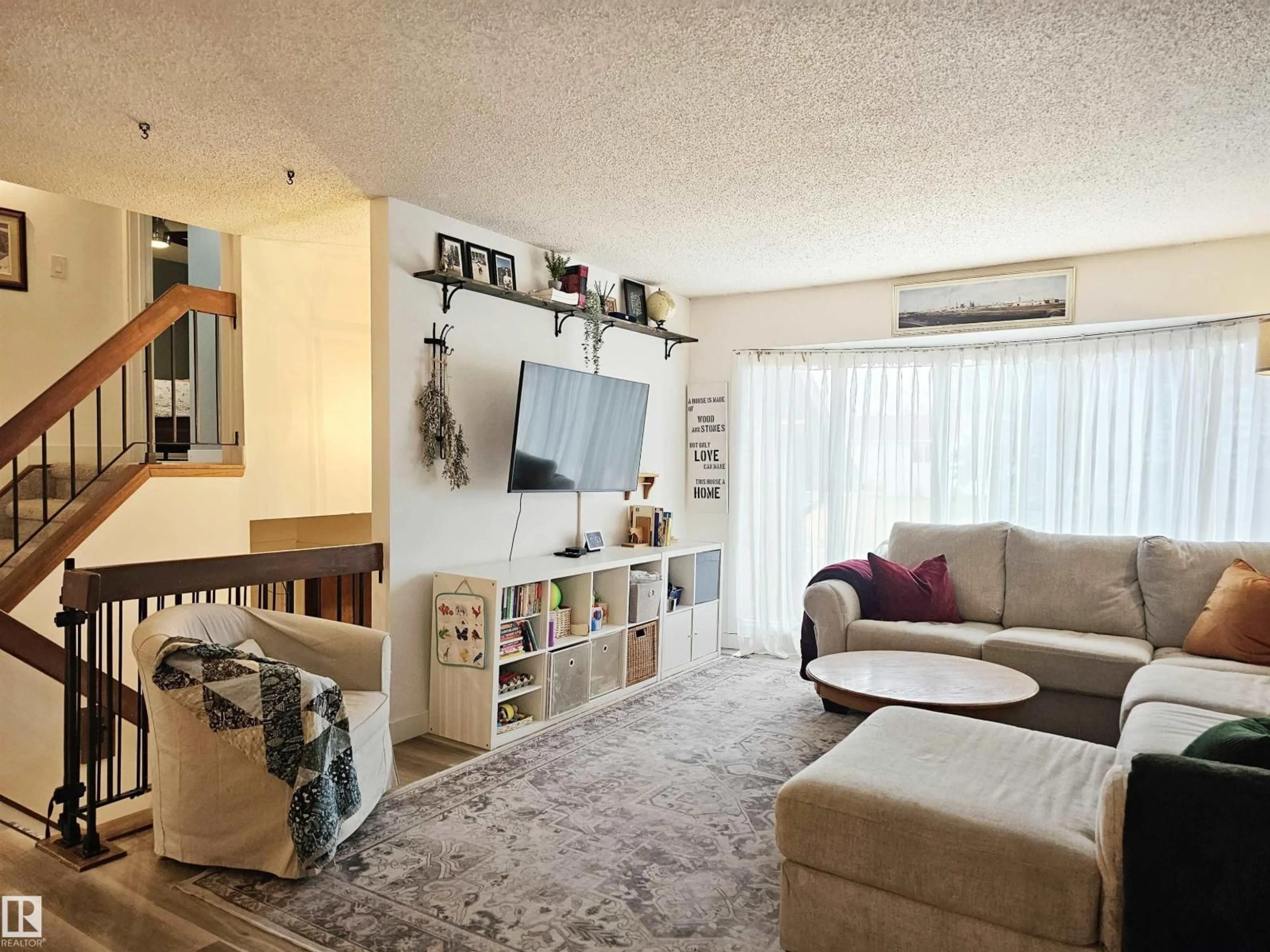 Living room with furniture, unknown for NW - 127 GRAND MEADOW CR, Edmonton Alberta T6L1X1