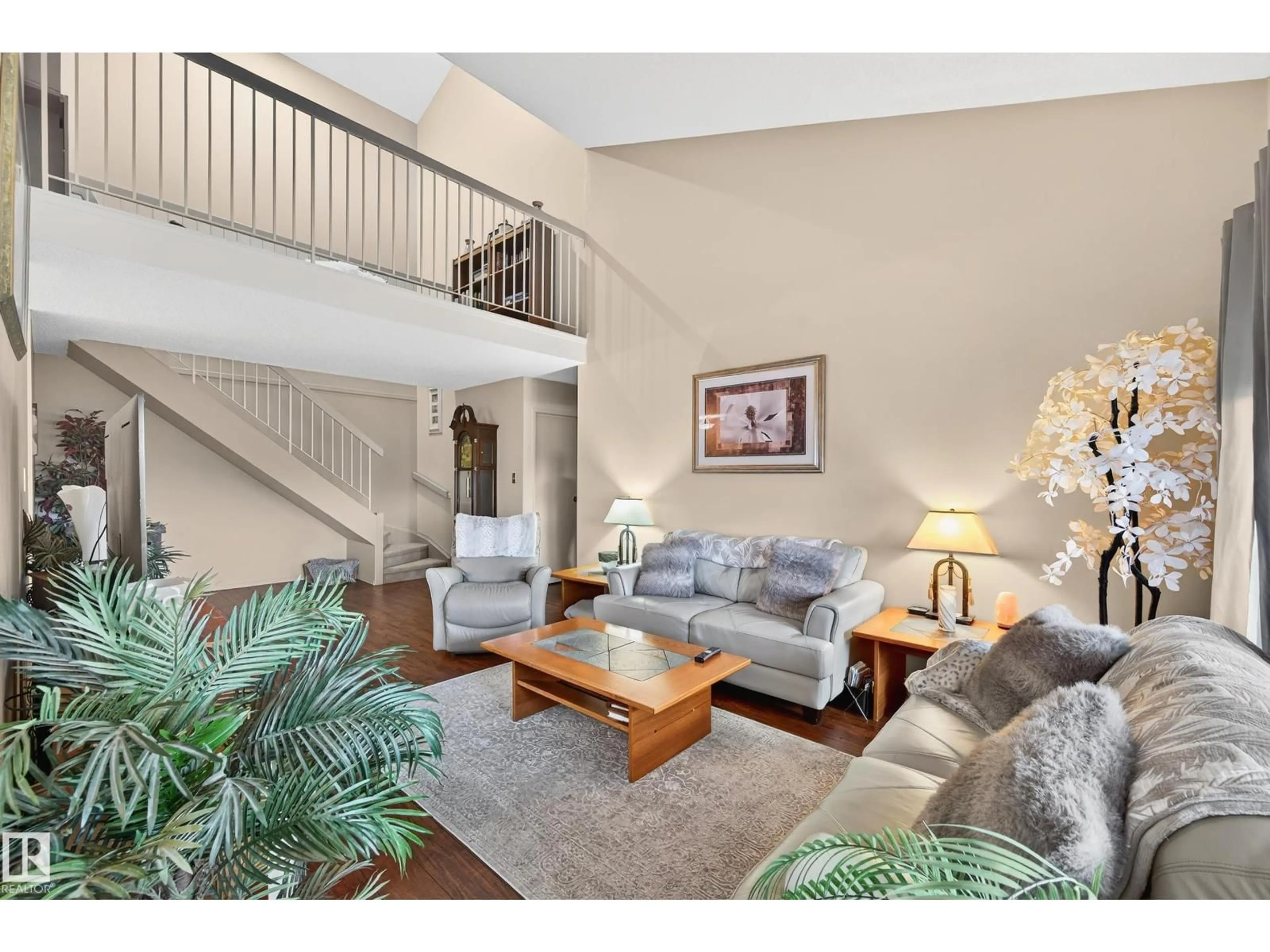 Living room with furniture, unknown for 429 - 4404 122 ST, Edmonton Alberta T6J4A9