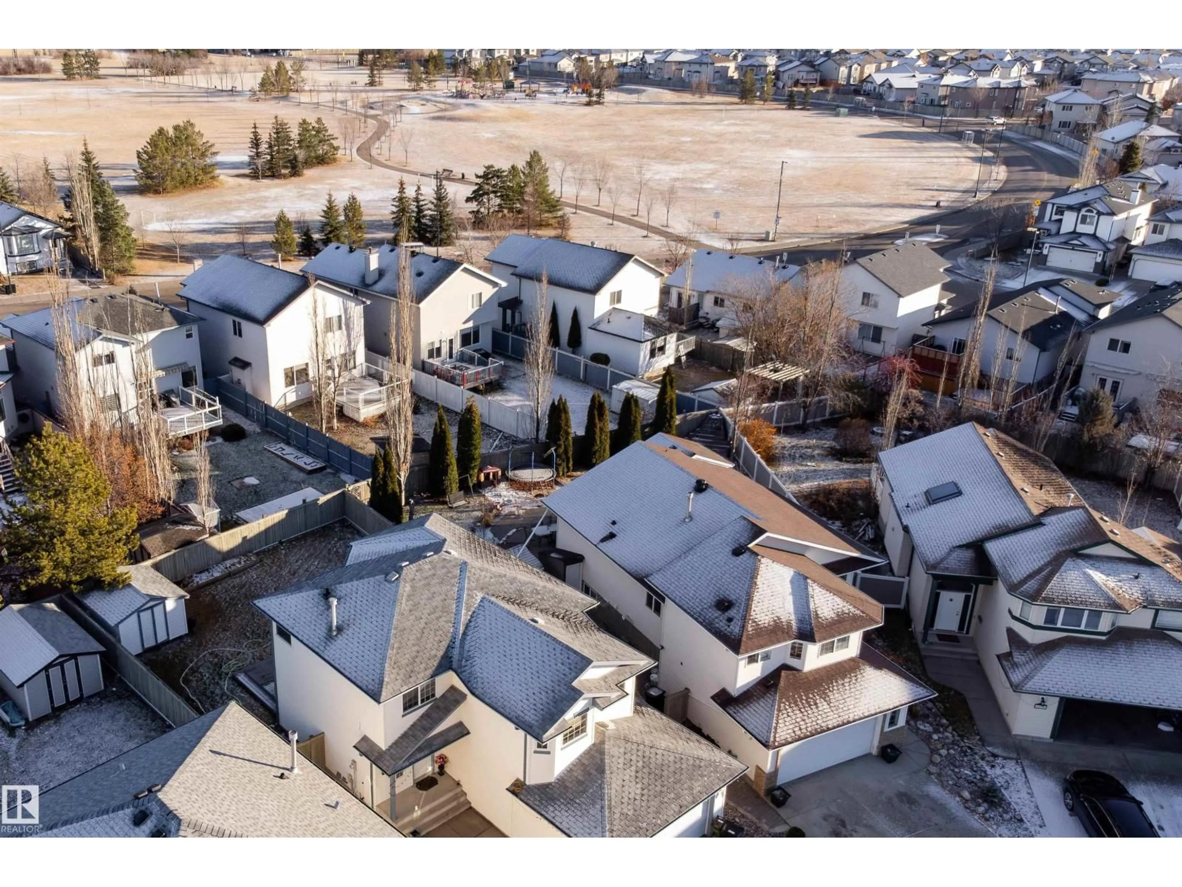 A pic from outside/outdoor area/front of a property/back of a property/a pic from drone, unknown for NW - 2813 32A ST, Edmonton Alberta T6T0M5
