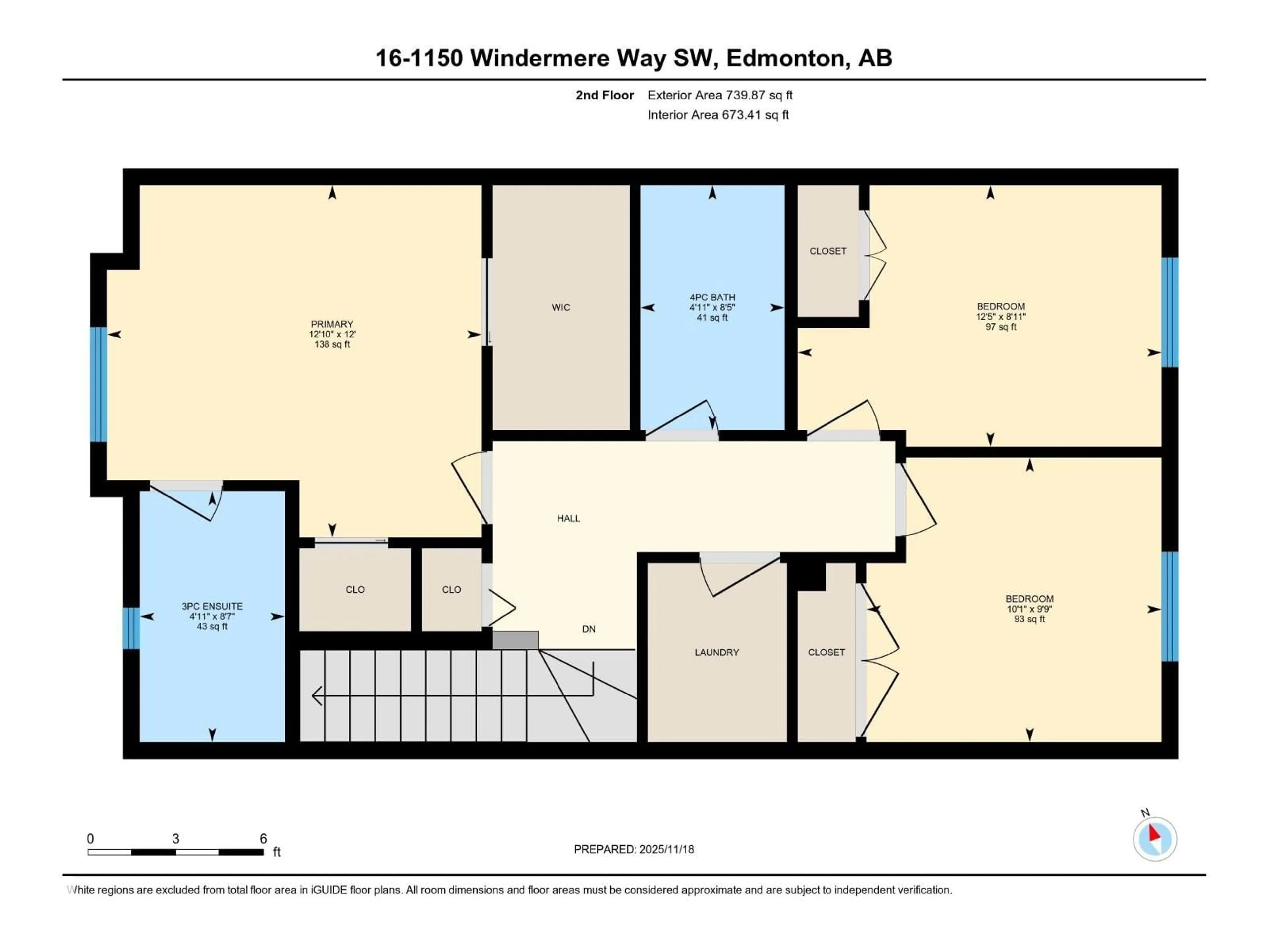 Floor plan for 1150 - 16 WINDERMERE WY, Edmonton Alberta T6W2B6