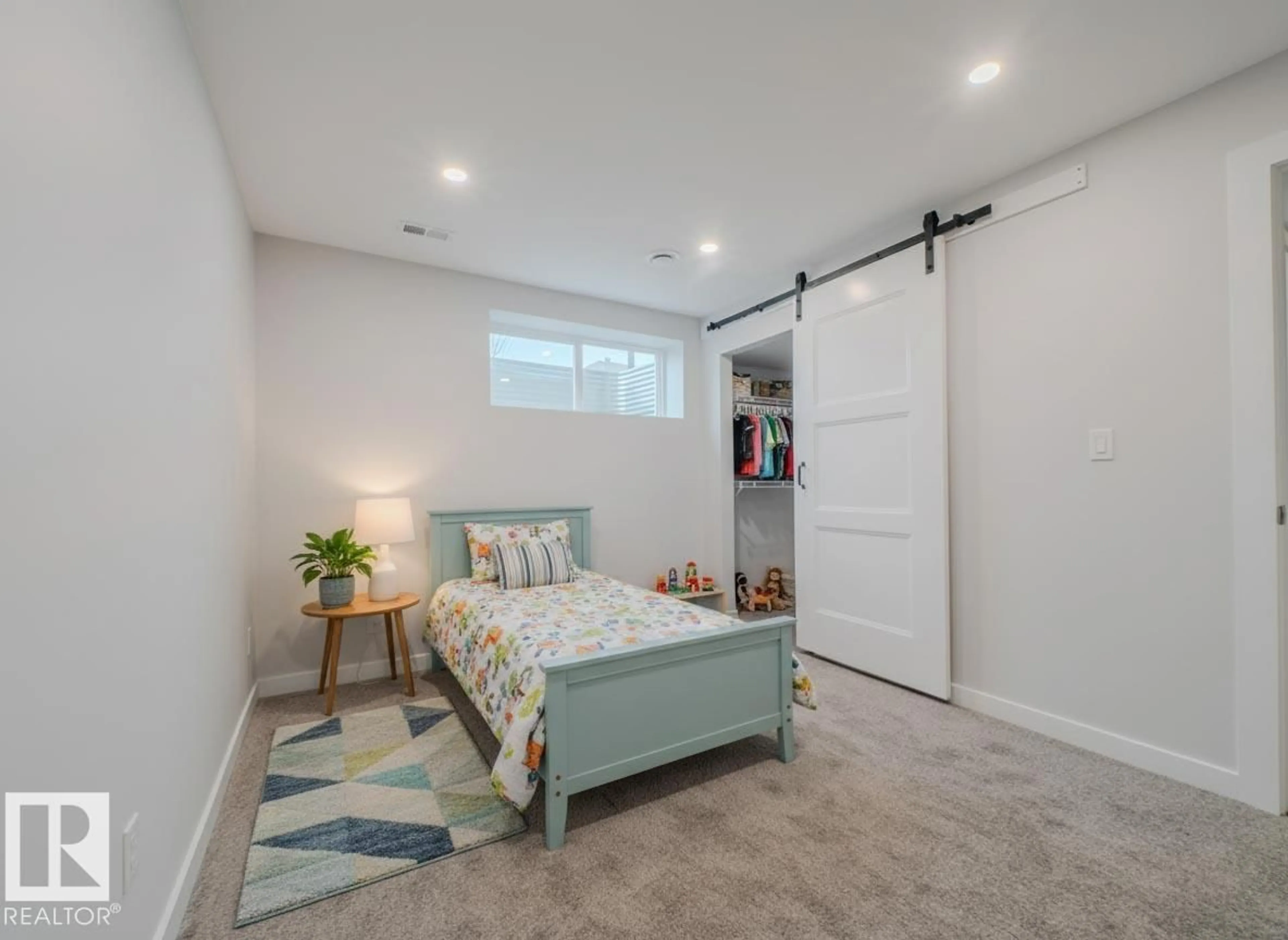 Bedroom with bed, unknown for 21007 130 AV, Edmonton Alberta T5S0L4