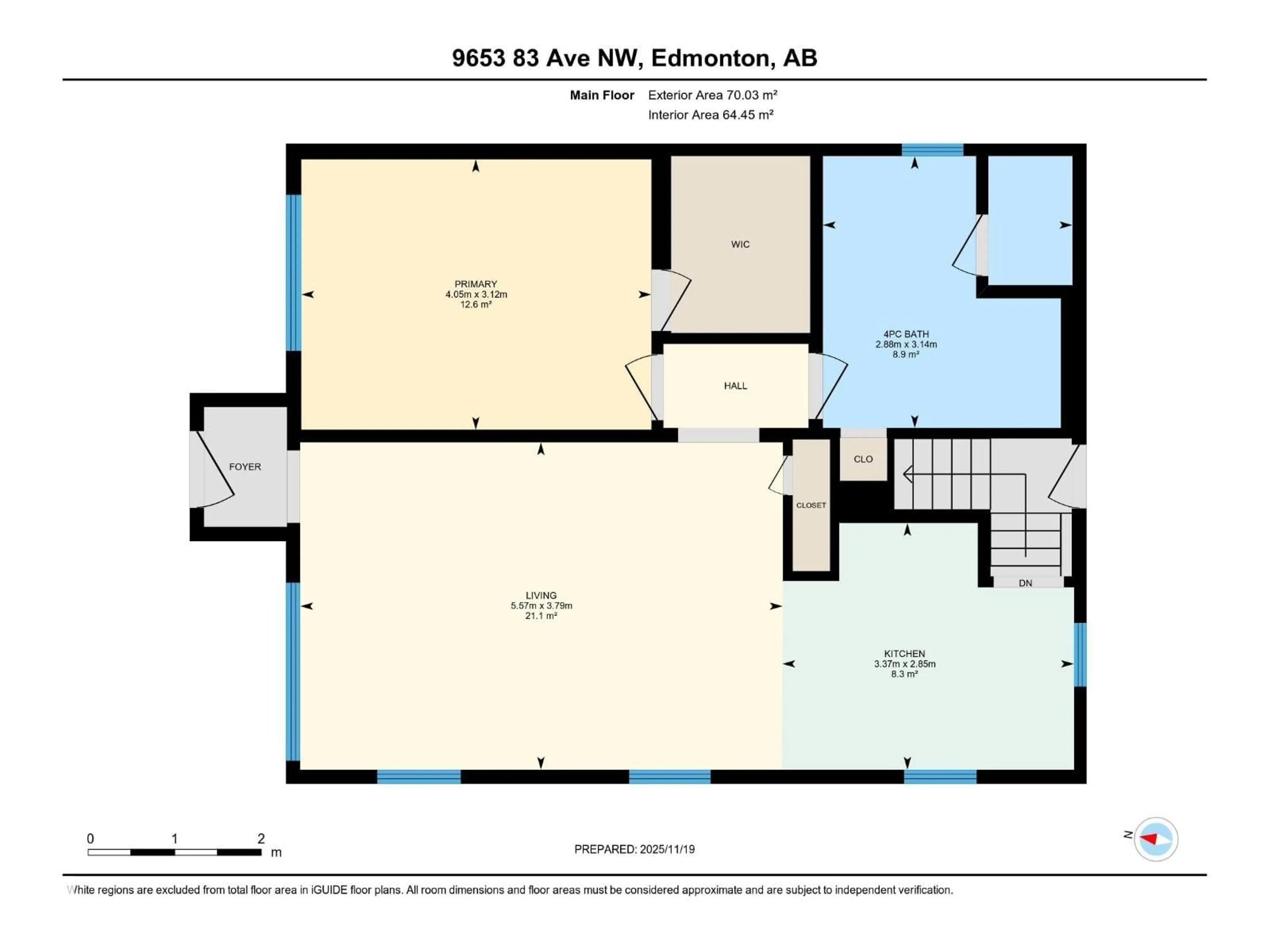Floor plan for 9653 83 AV, Edmonton Alberta T6C1C1