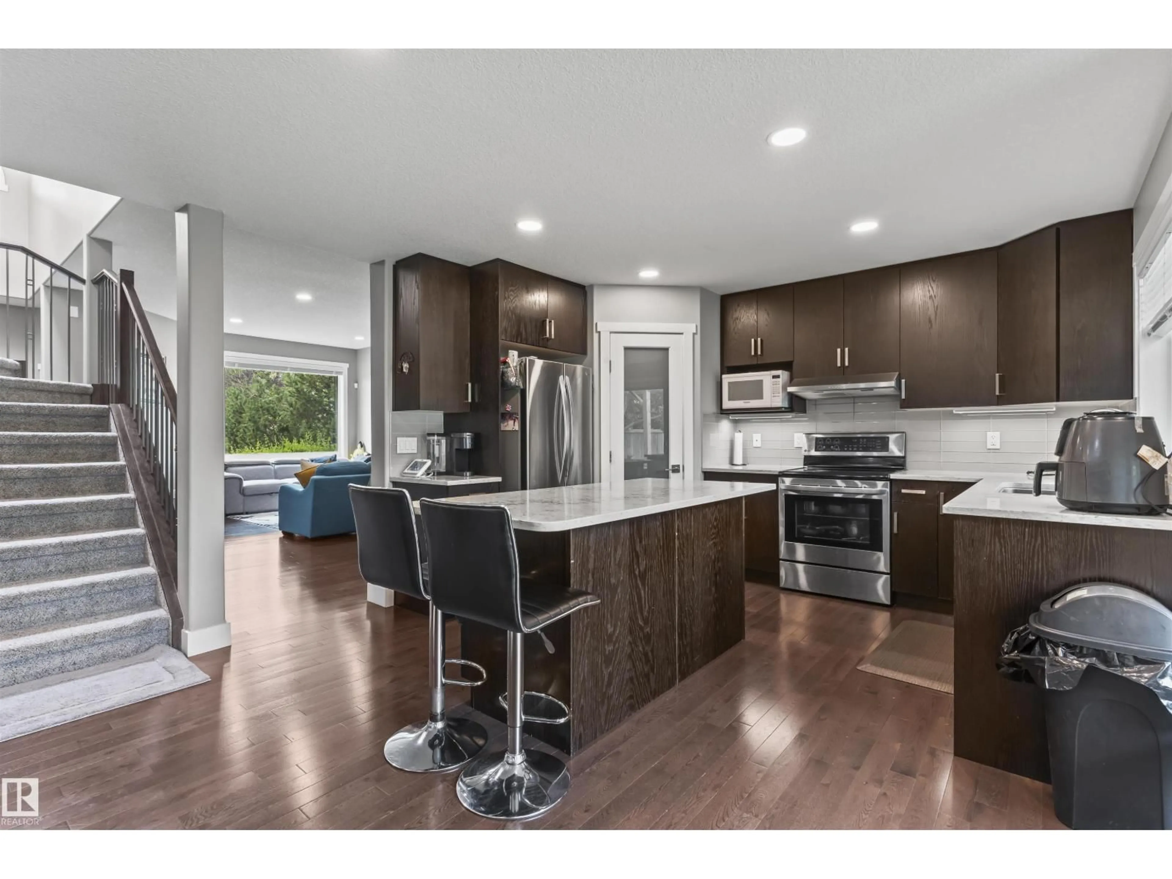 Open concept kitchen, unknown for 3747 30 ST, Edmonton Alberta T6T1H7