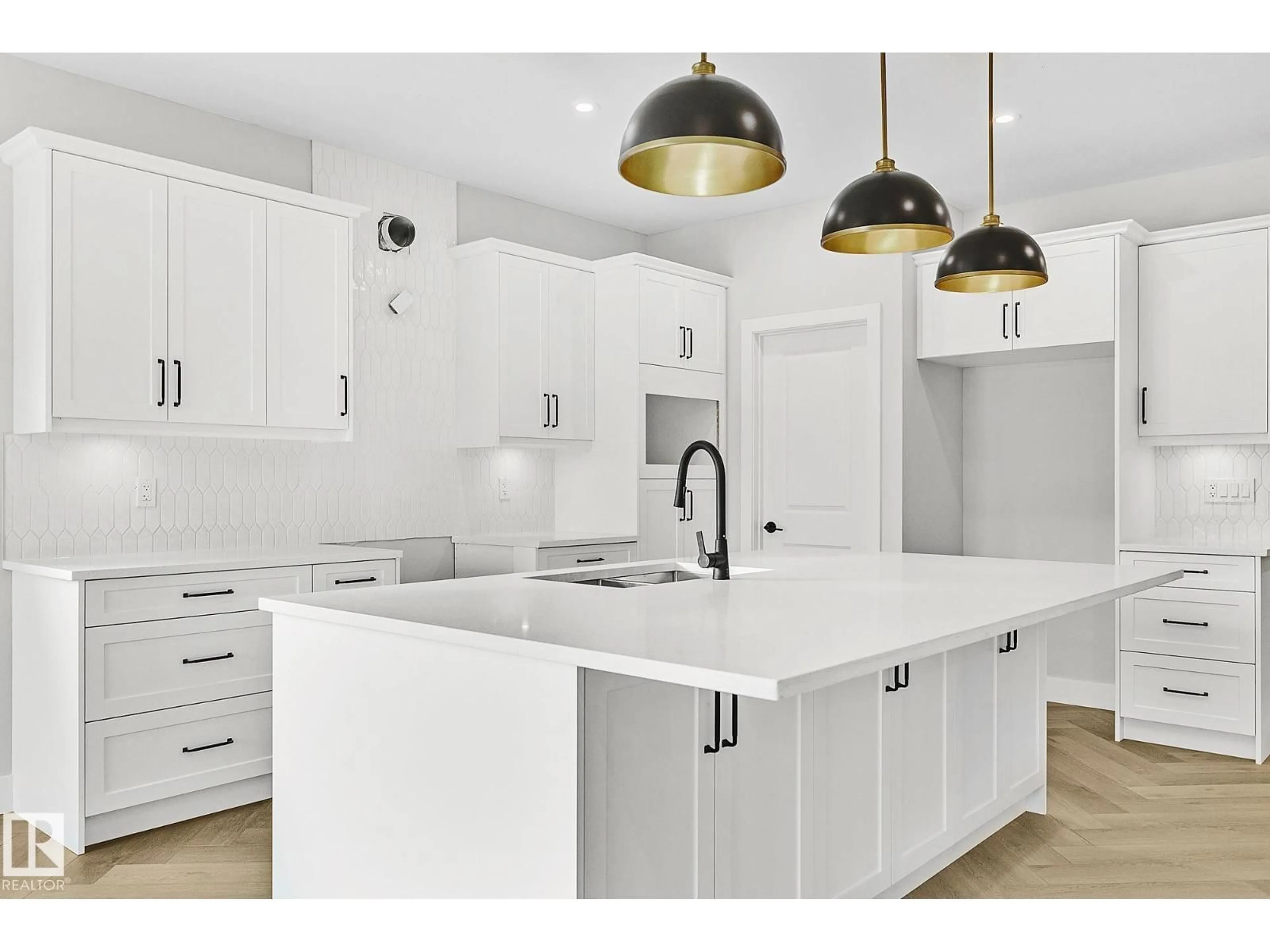 Open concept kitchen, ceramic/tile floor for 221 KETTYL CO, Leduc Alberta T9E1S1